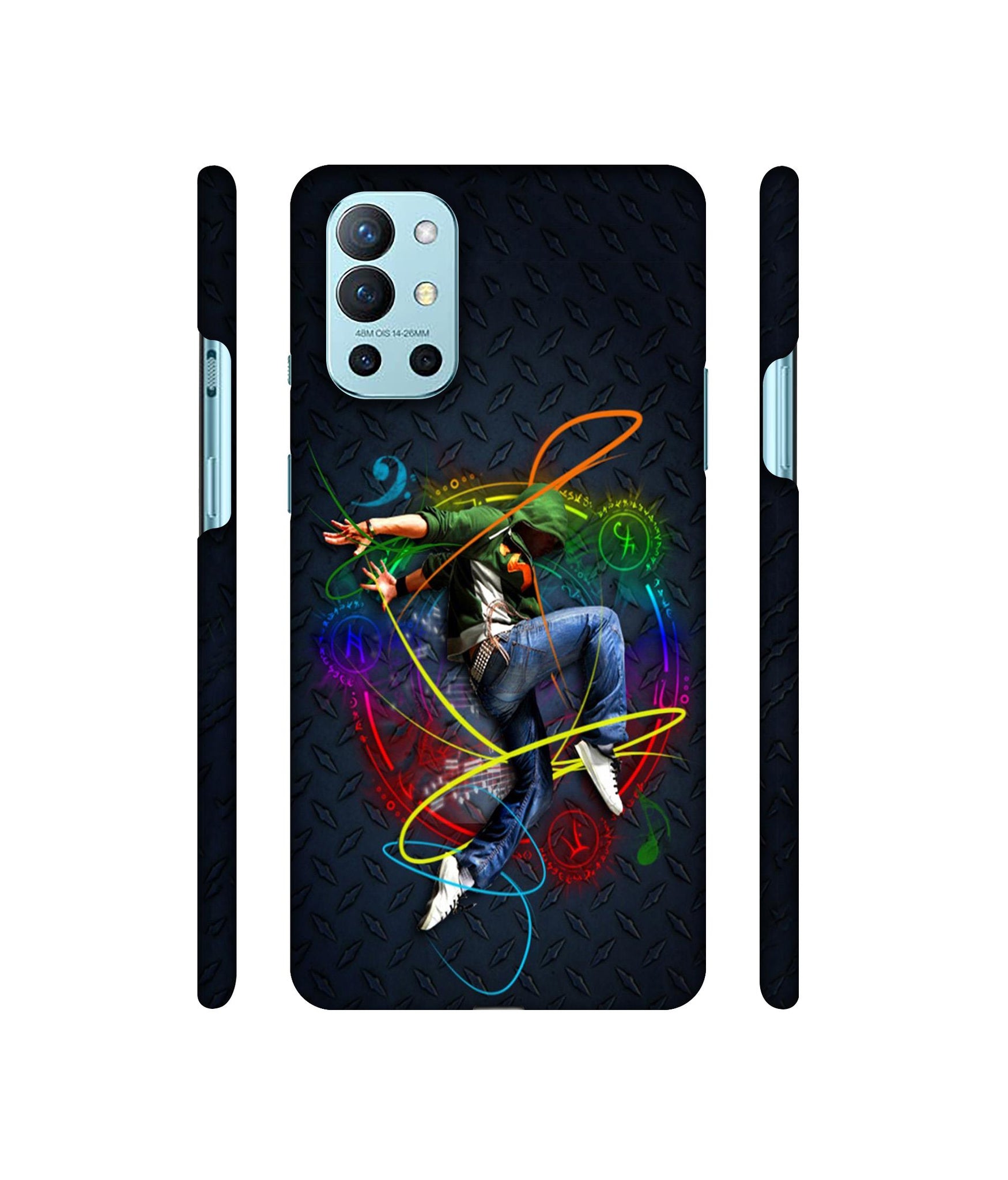 Boy With Music Designer Hard Back Cover for OnePlus 9R