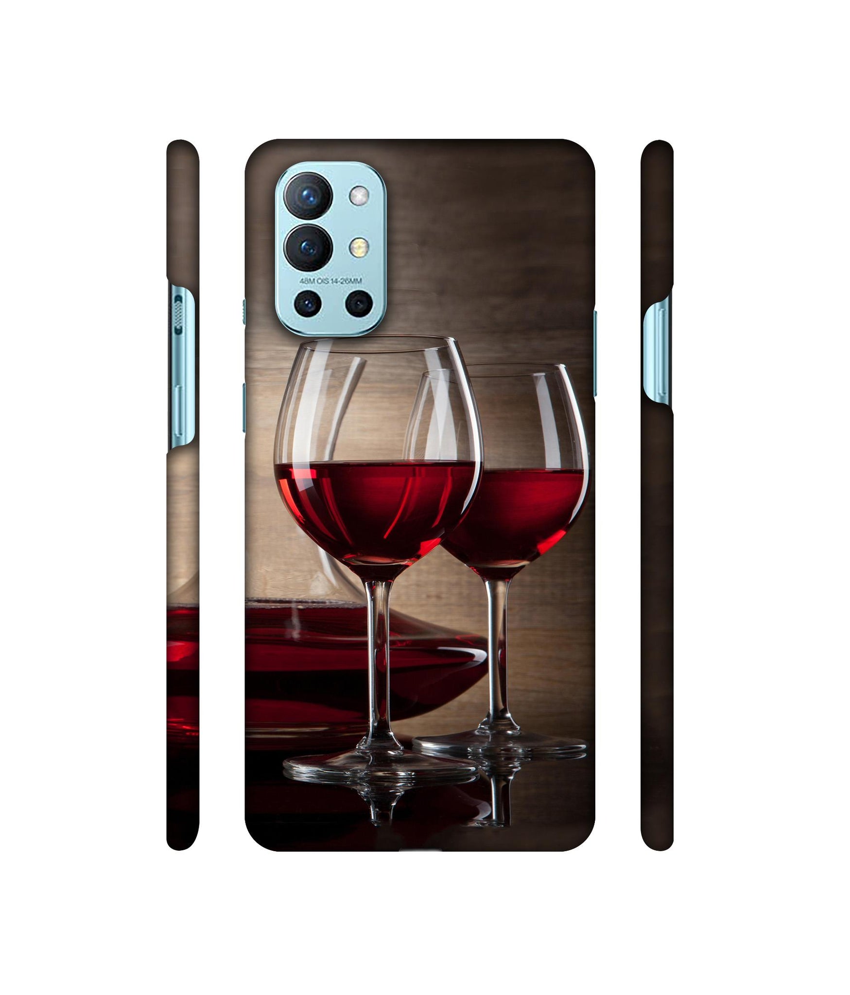 Wine Glass Designer Hard Back Cover for OnePlus 9R