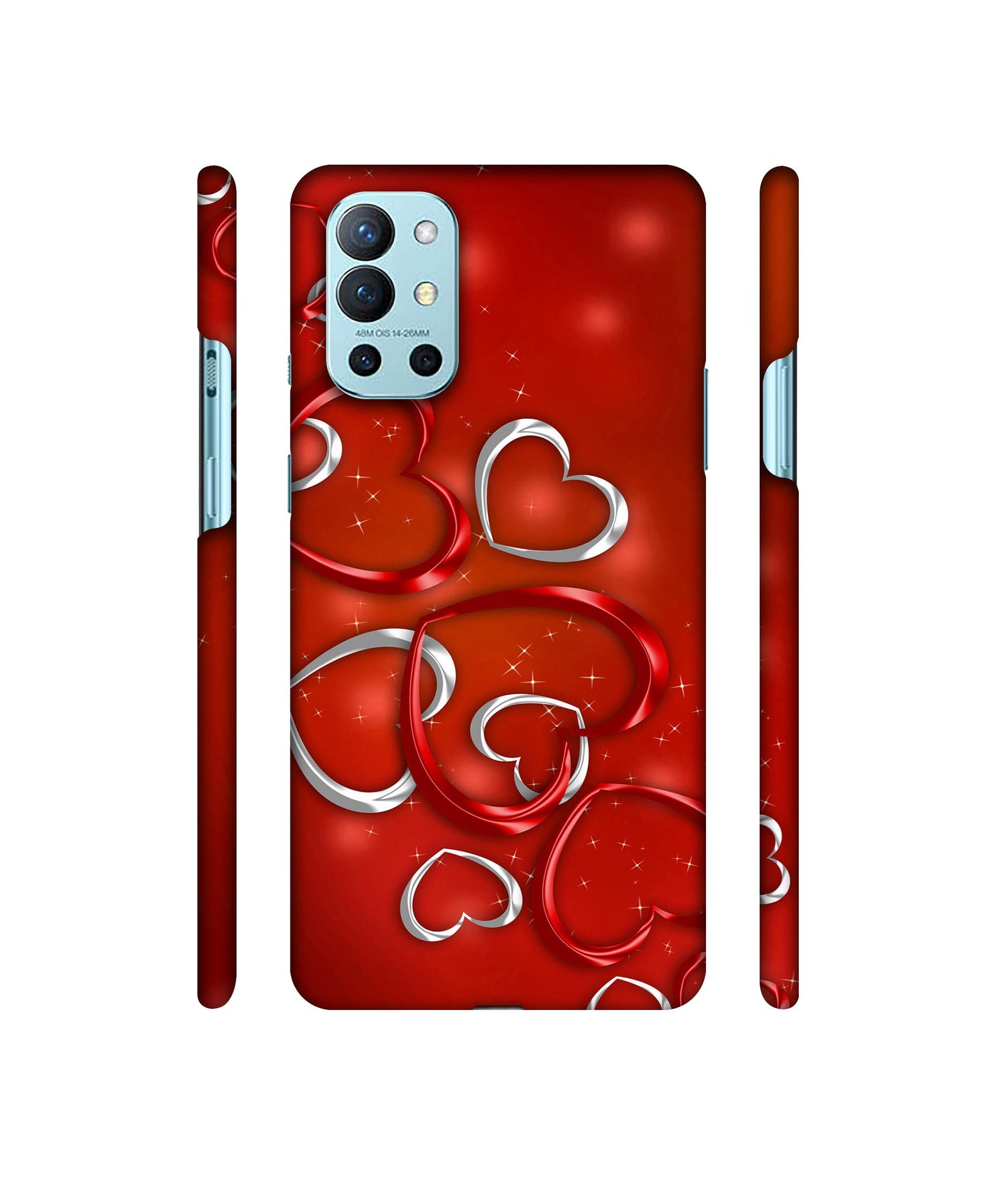 Hearts Designer Hard Back Cover for OnePlus 9R