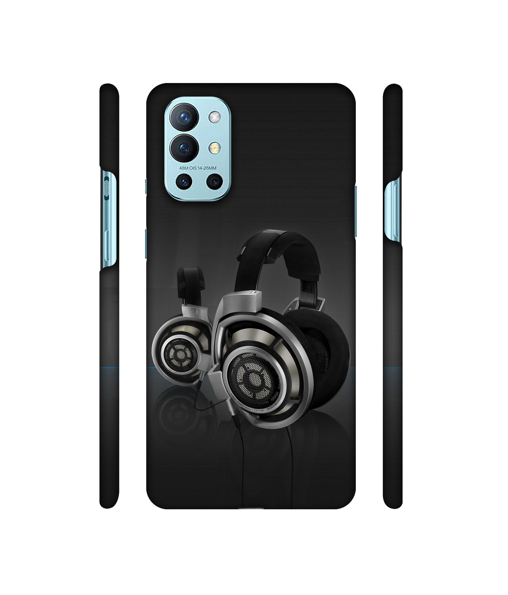 Head Phone Designer Hard Back Cover for OnePlus 9R