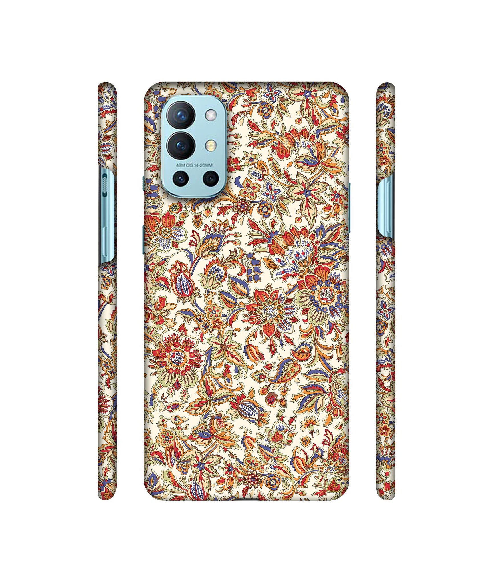 Floral Designer Hard Back Cover for OnePlus 9R