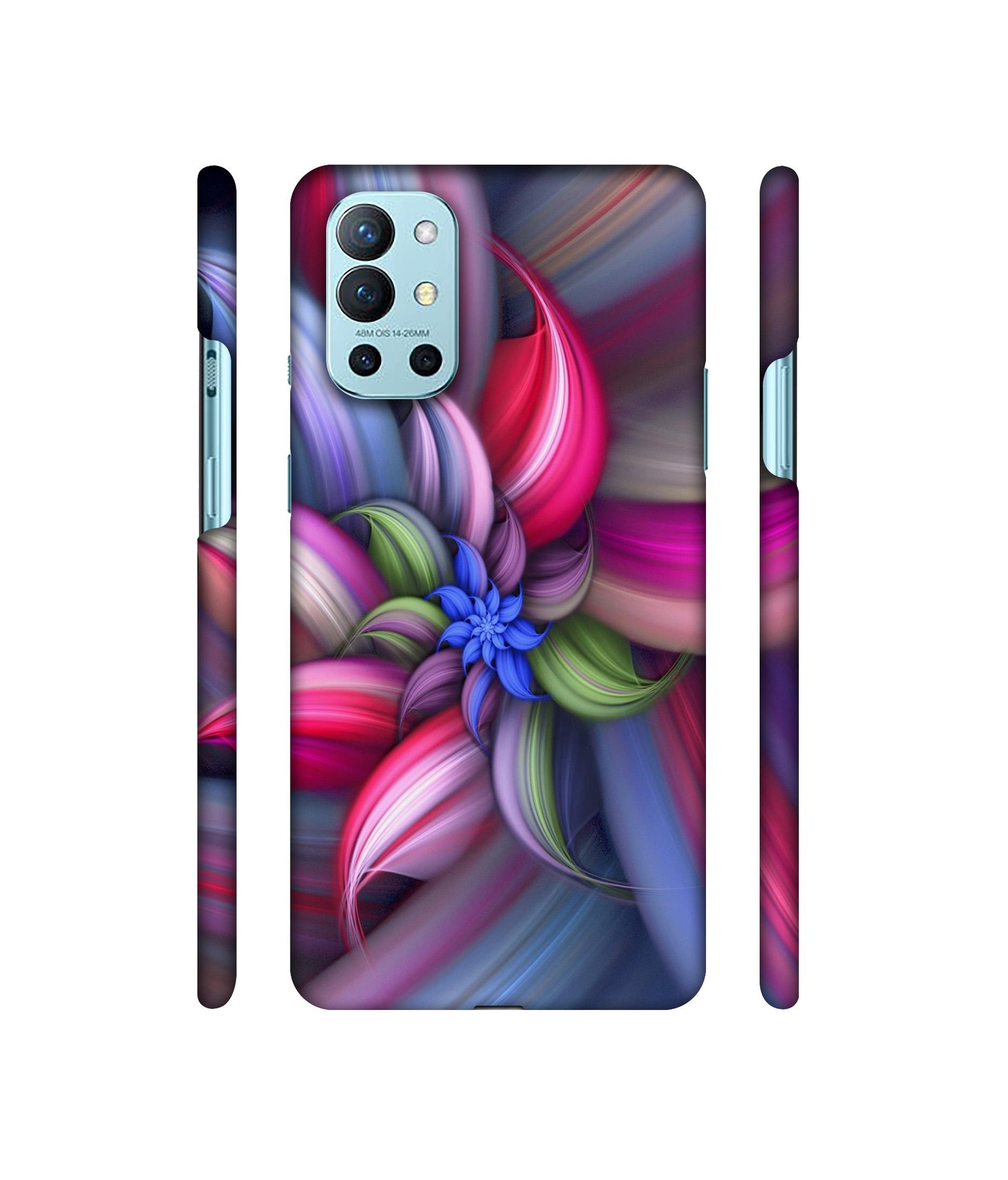 Colorful Flower Designer Hard Back Cover for OnePlus 9R