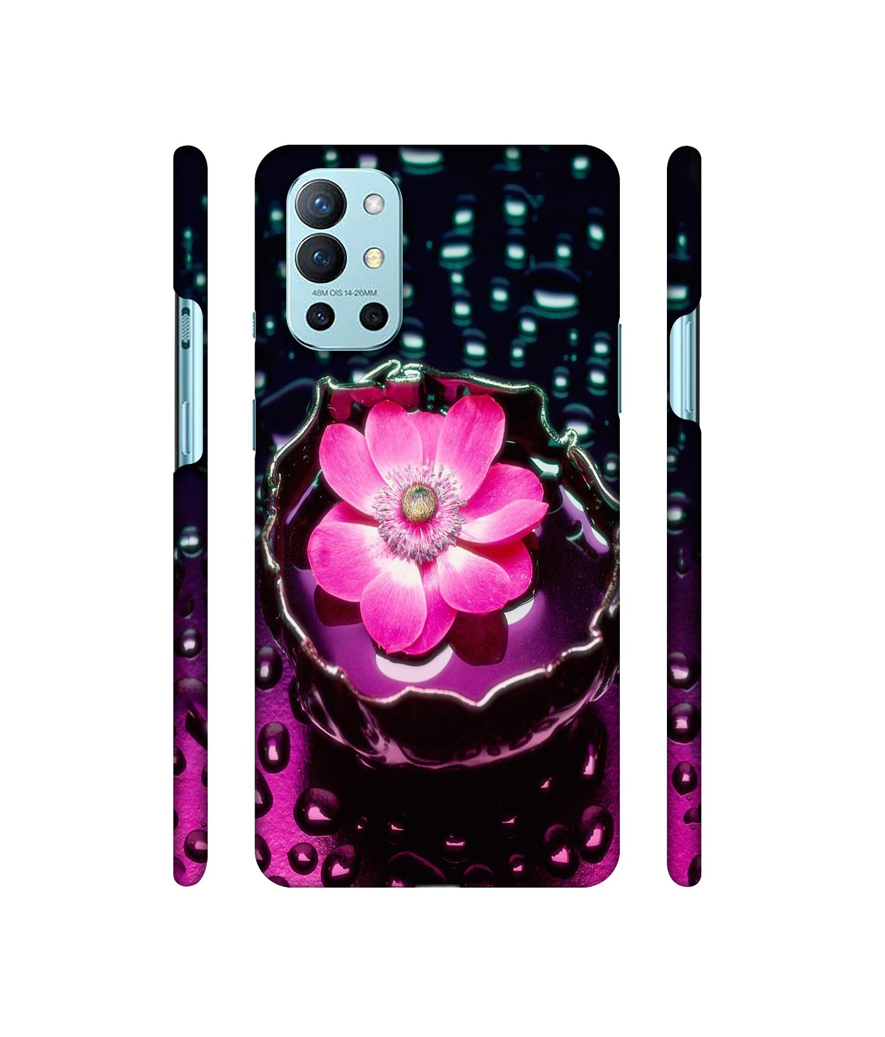 Flower in Water Designer Hard Back Cover for OnePlus 9R