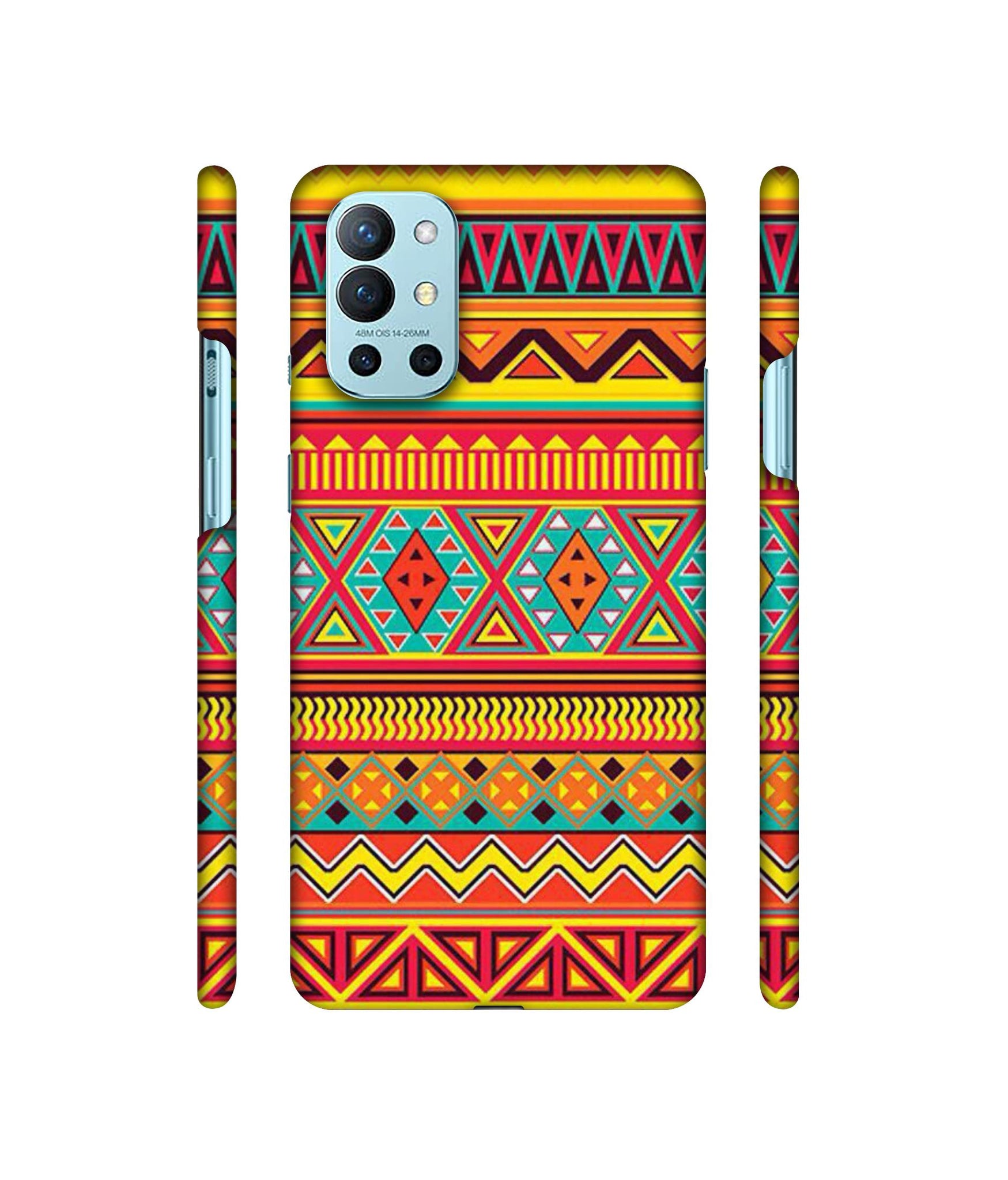 Artistic Rangoli Designer Hard Back Cover for OnePlus 9R