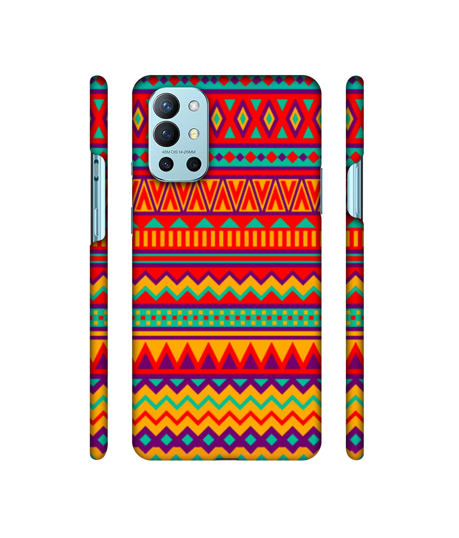 Multicolor Rangoli Art Designer Hard Back Cover for OnePlus 9R