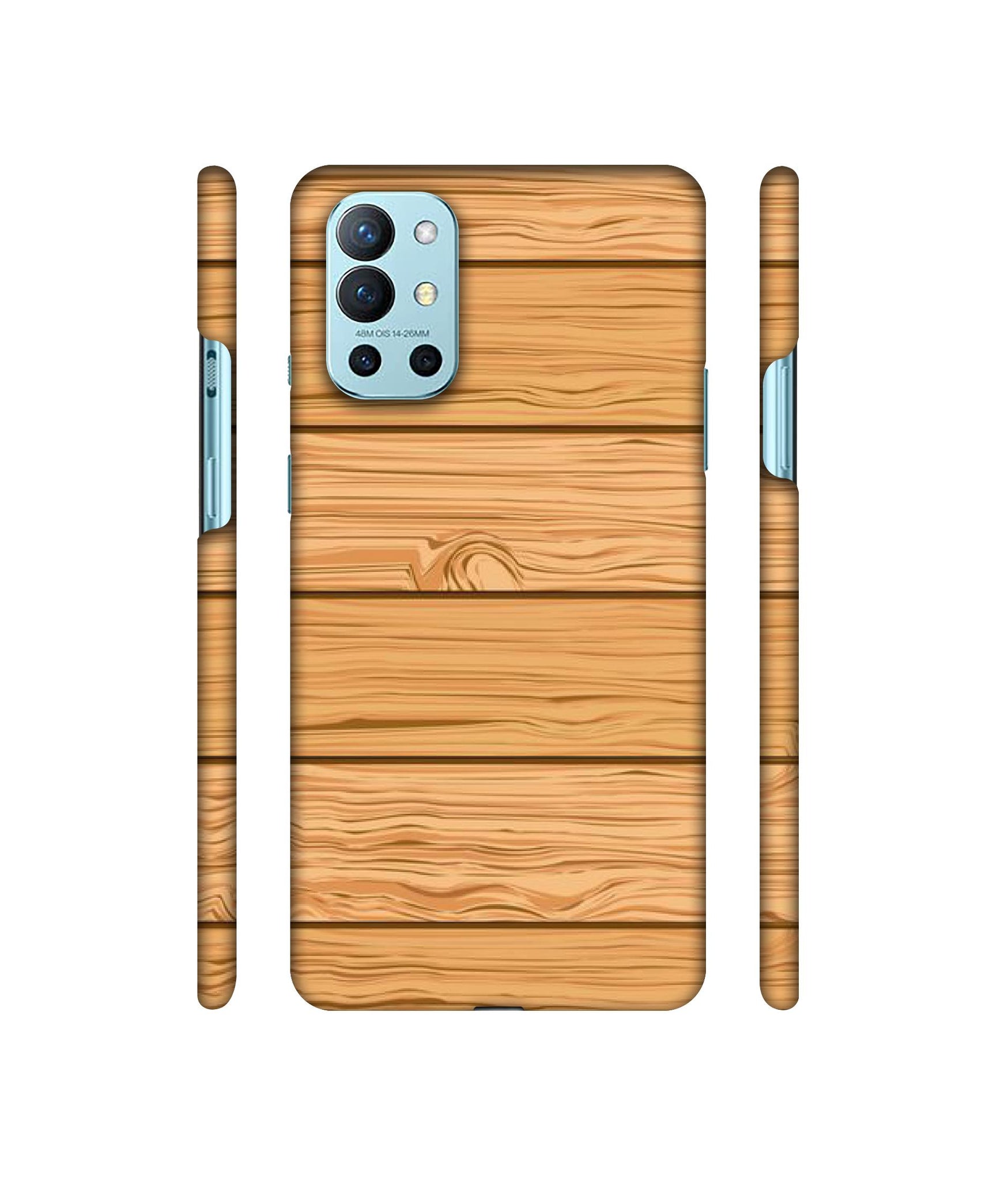 Wooden Texture Pattern Designer Hard Back Cover for OnePlus 9R