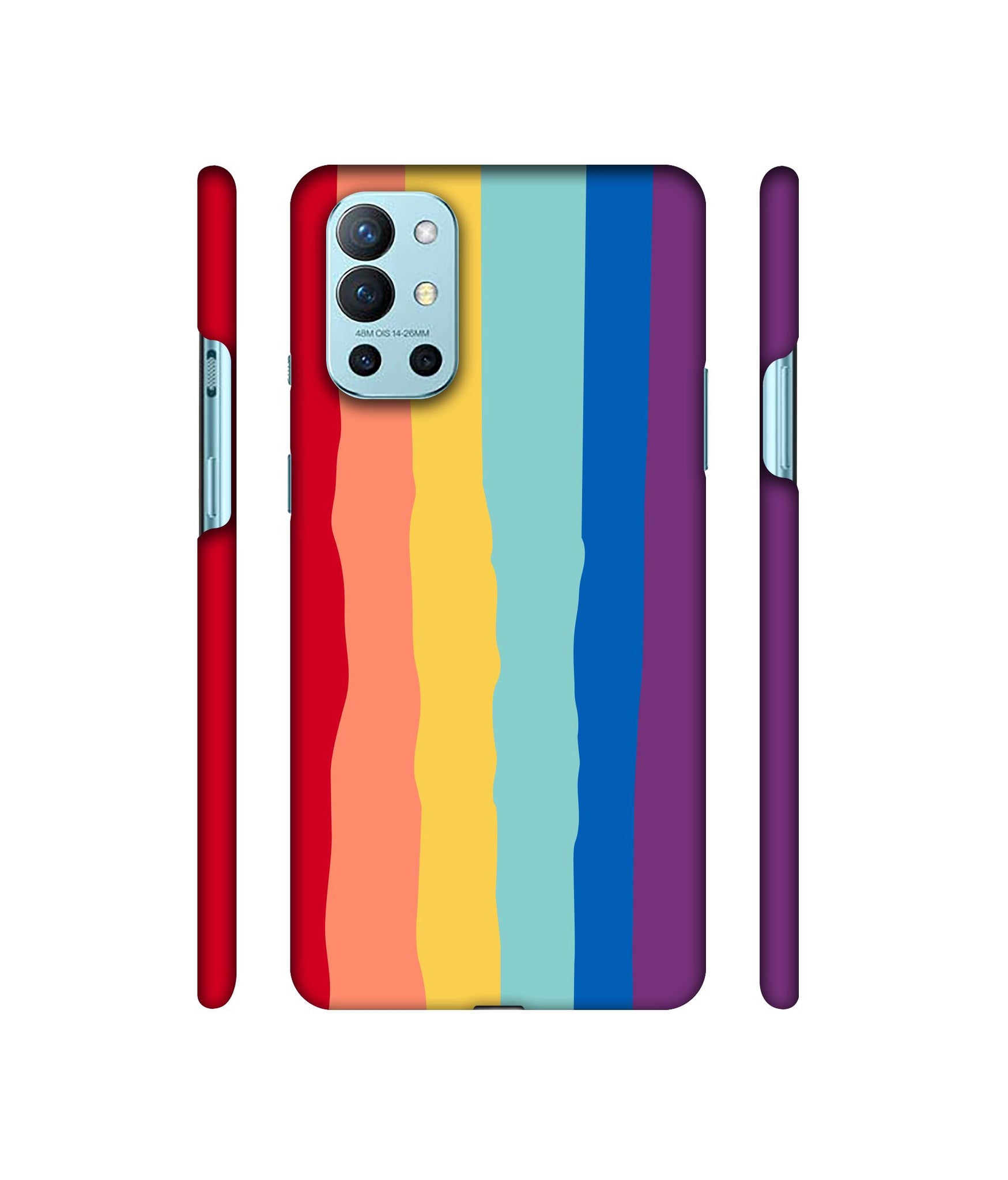 Rainbow1 Designer Hard Back Cover for OnePlus 9R