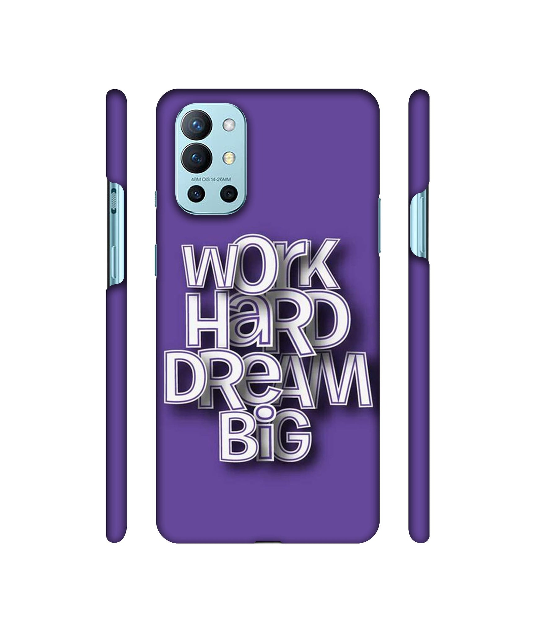 Work Hard Dream Big Designer Hard Back Cover for OnePlus 9R