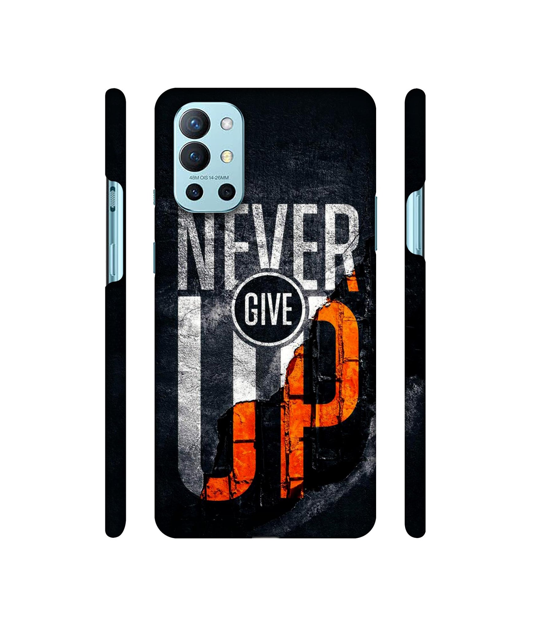 Never Give Up Designer Hard Back Cover for OnePlus 9R