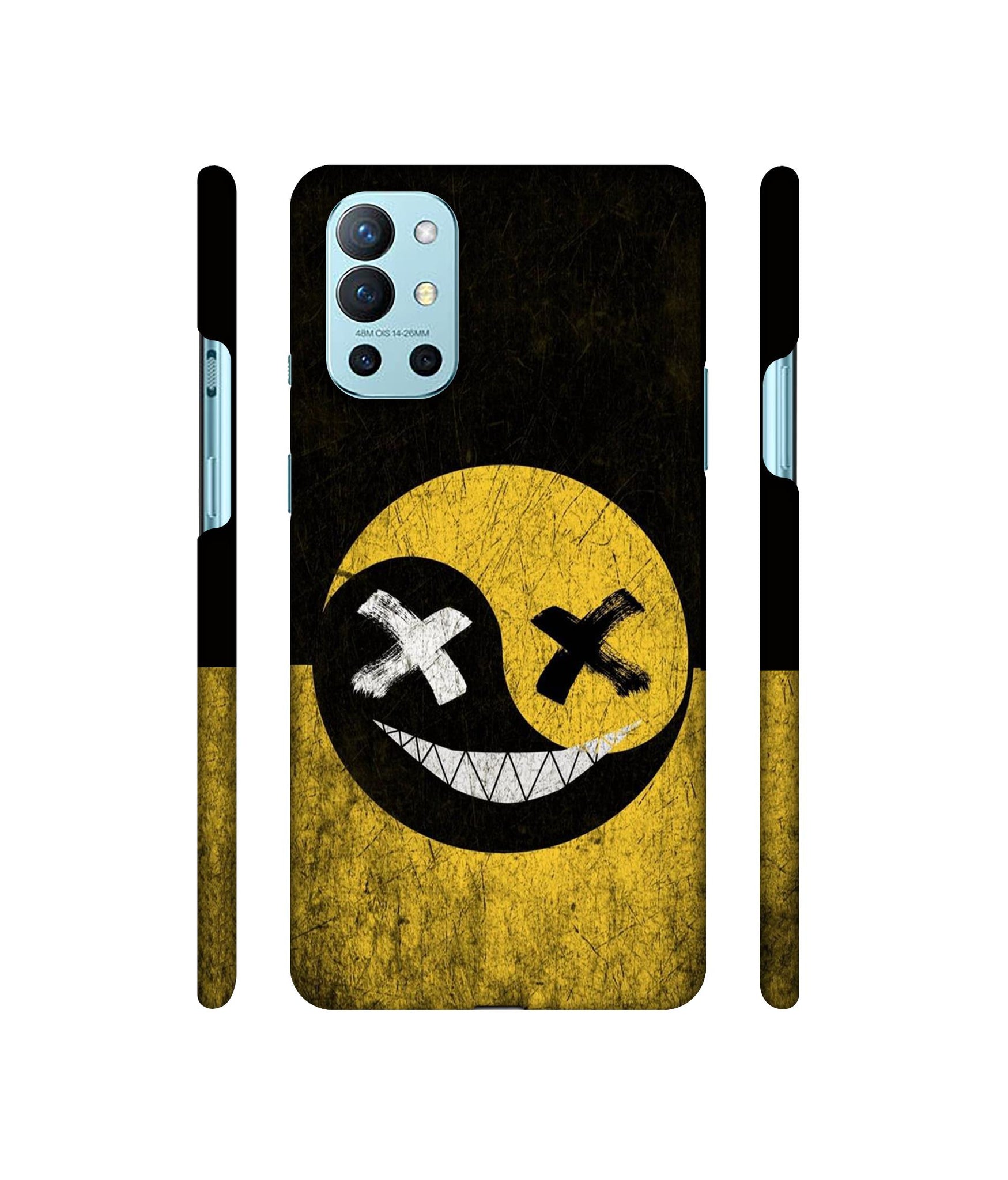 Double Face Smile Designer Hard Back Cover for OnePlus 9R