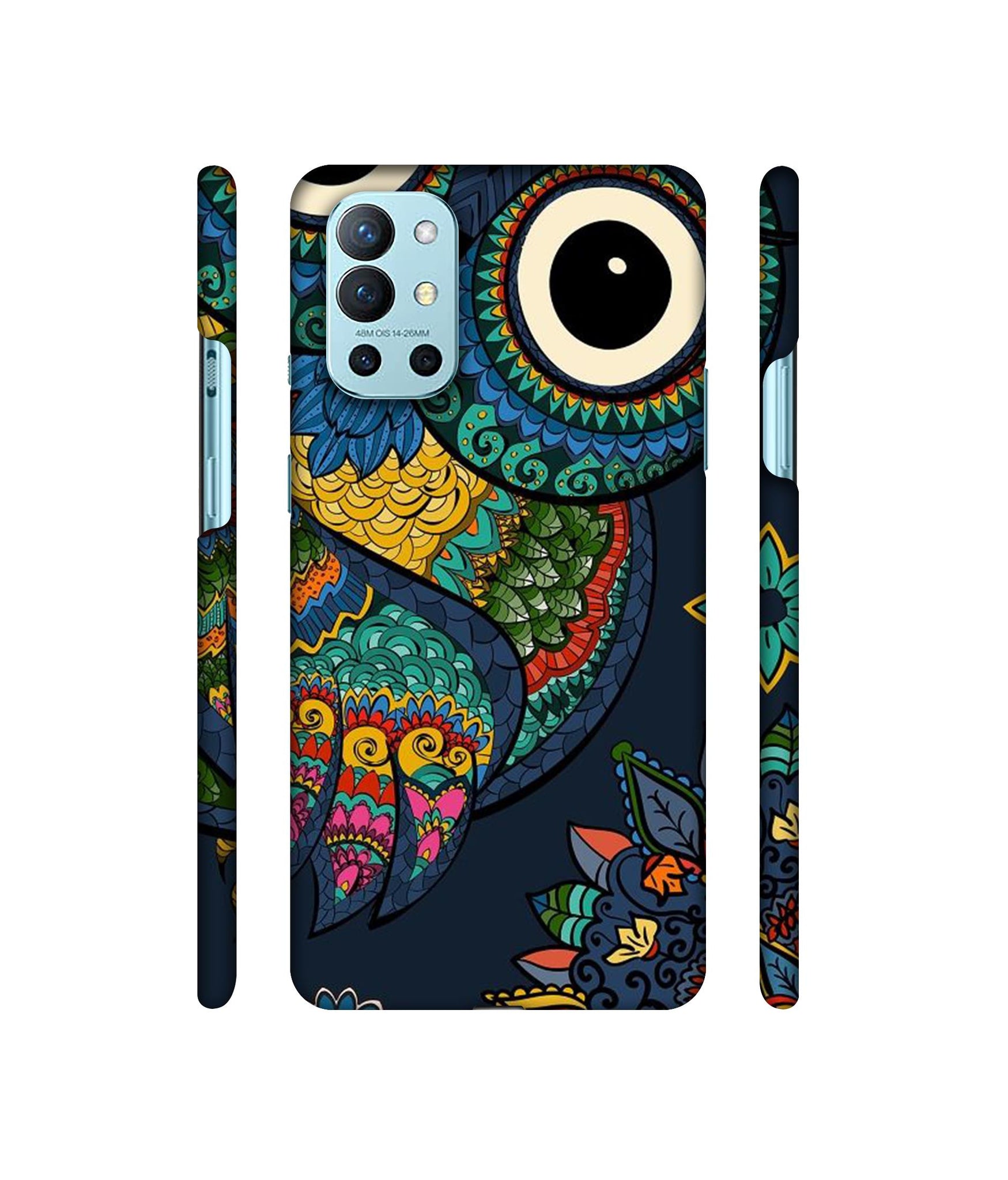 Owl Designer Hard Back Cover for OnePlus 9R