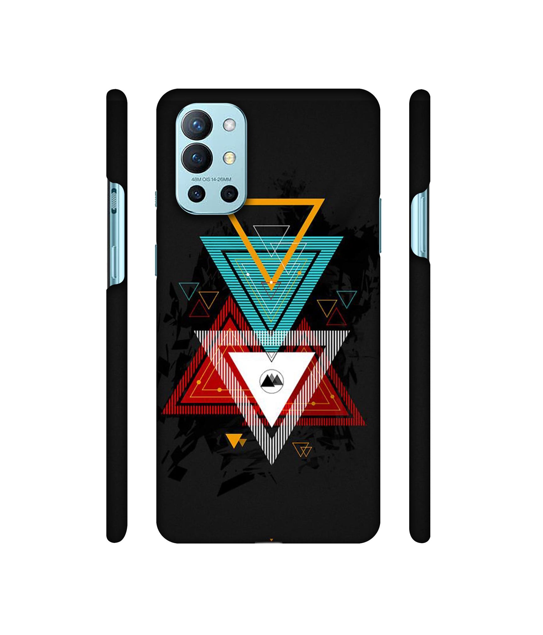 Illustrator Triangle Designer Hard Back Cover for OnePlus 9R