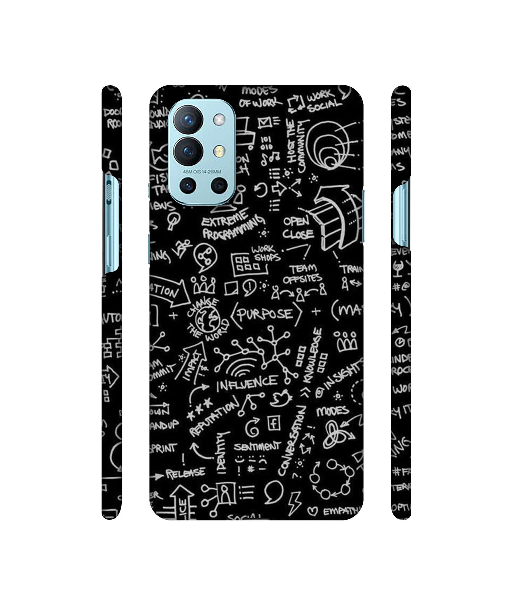 Formulas Designer Hard Back Cover for OnePlus 9R