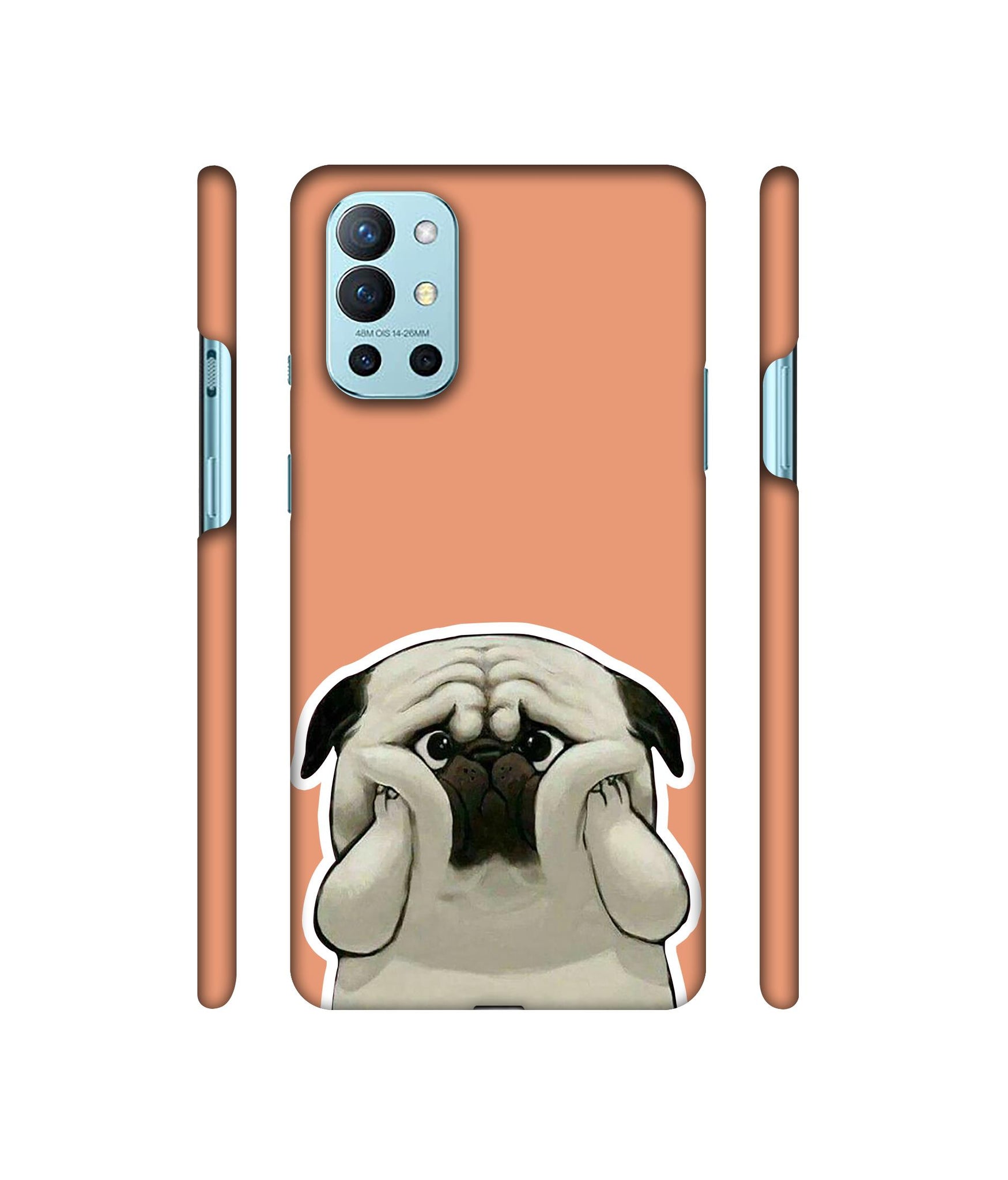 Pot Dog Pich Colour Designer Hard Back Cover for OnePlus 9R