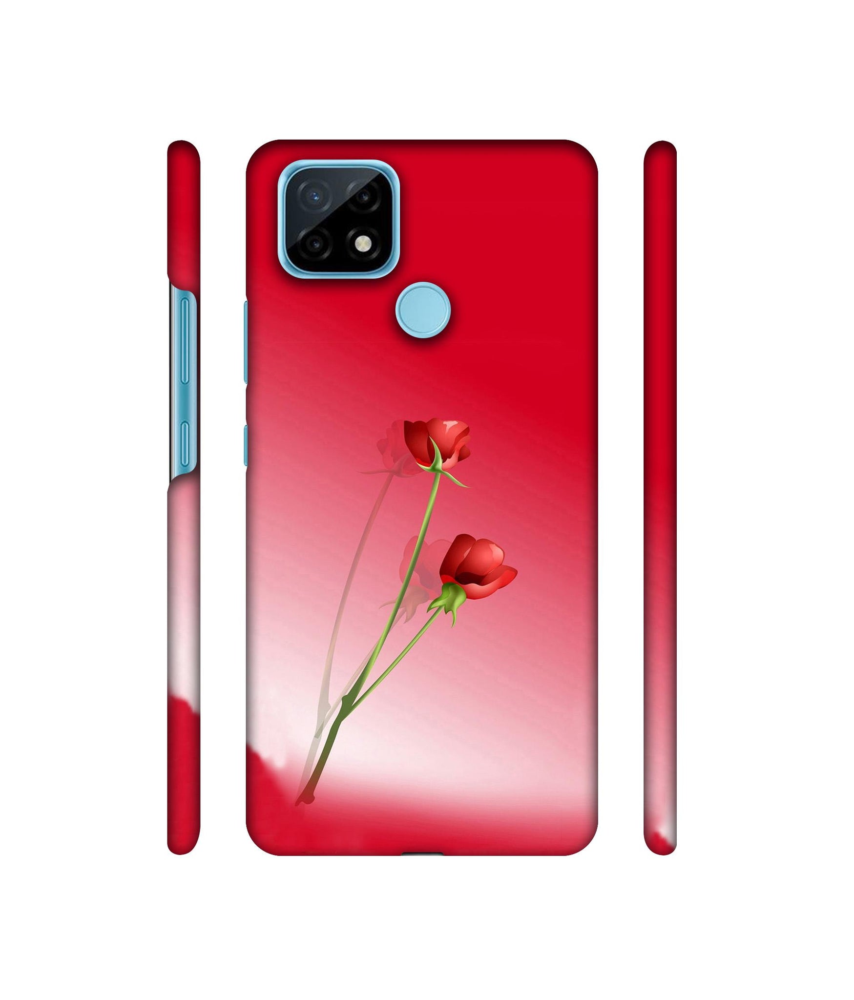 Red Roses Designer Hard Back Cover for Realme C21