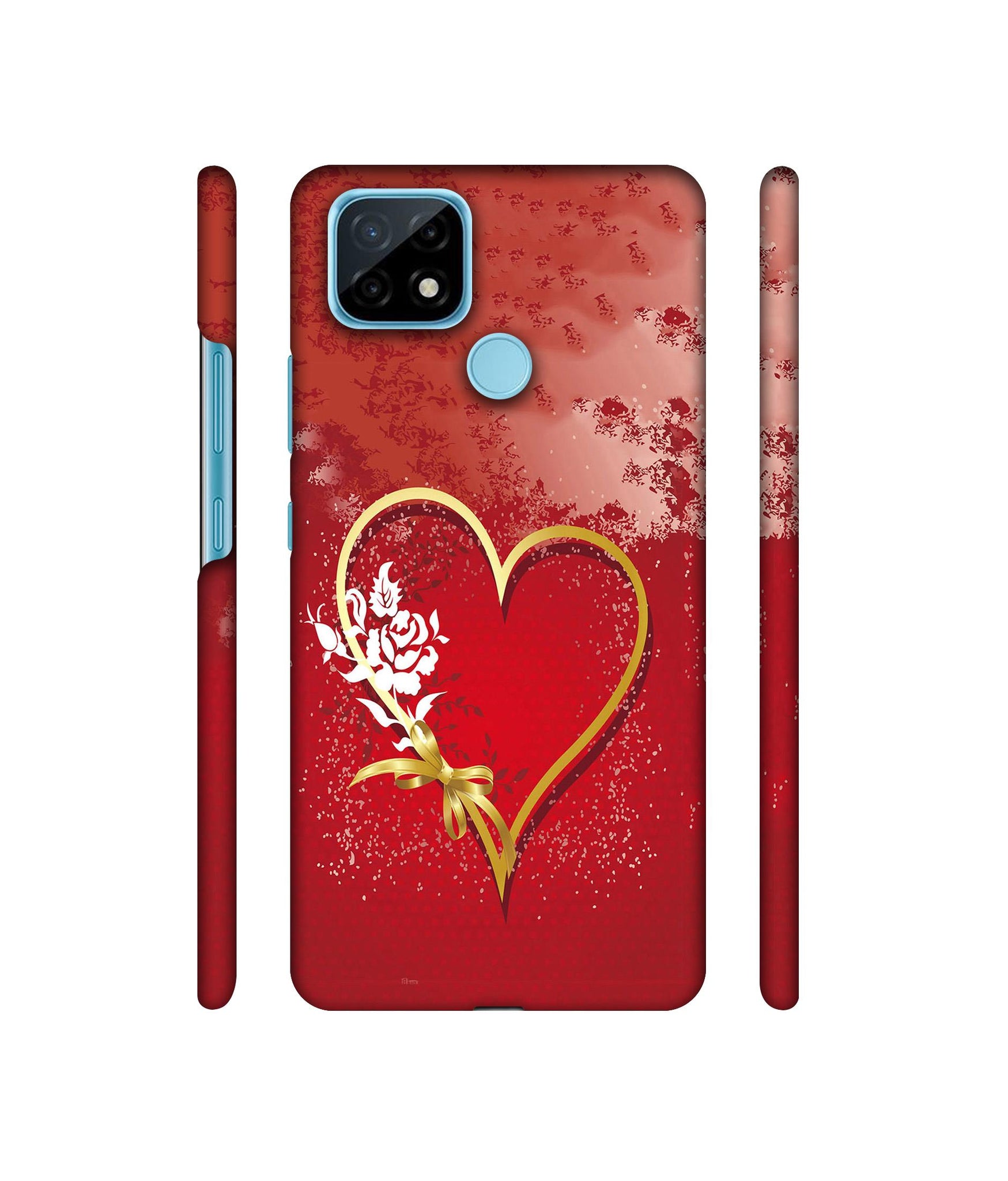 Love Rose Designer Hard Back Cover for Realme C21