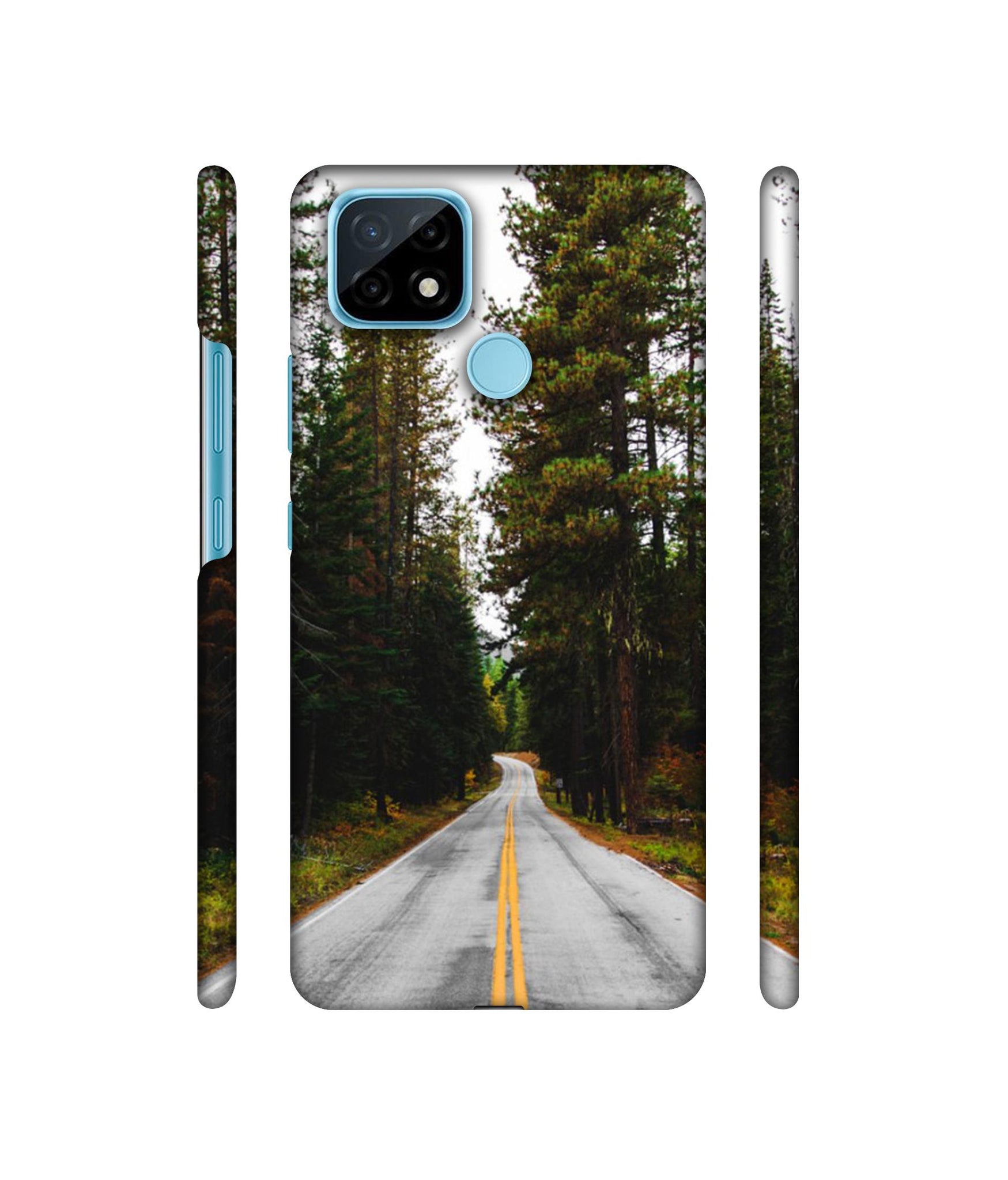 Road Photo Designer Hard Back Cover for Realme C21