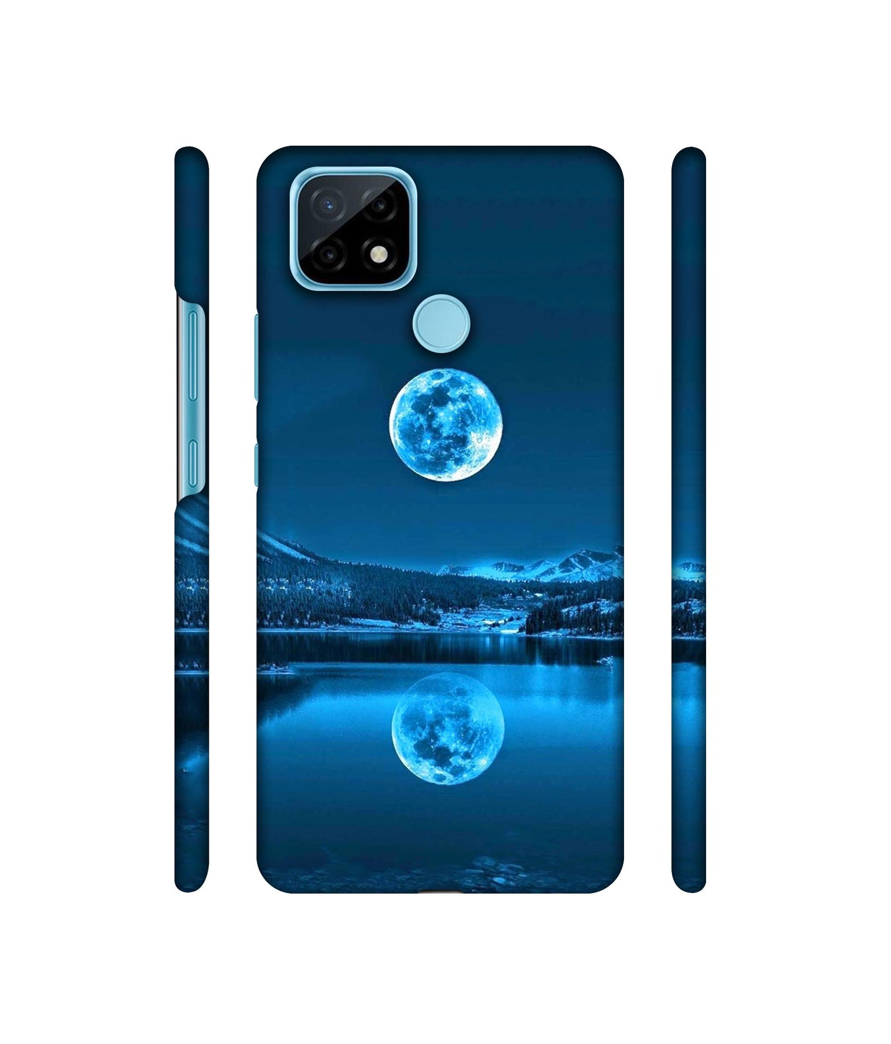 Awesome Moon Designer Hard Back Cover for Realme C21