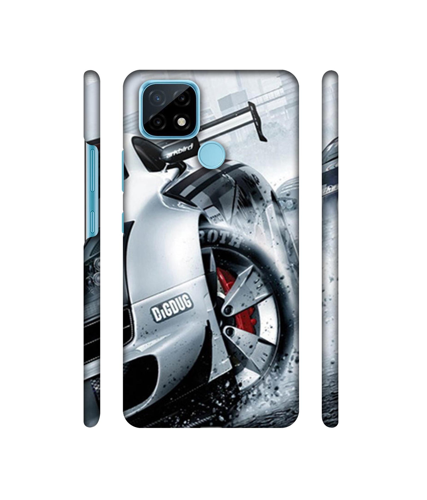 Drift Sport Print Designer Hard Back Cover for Realme C21