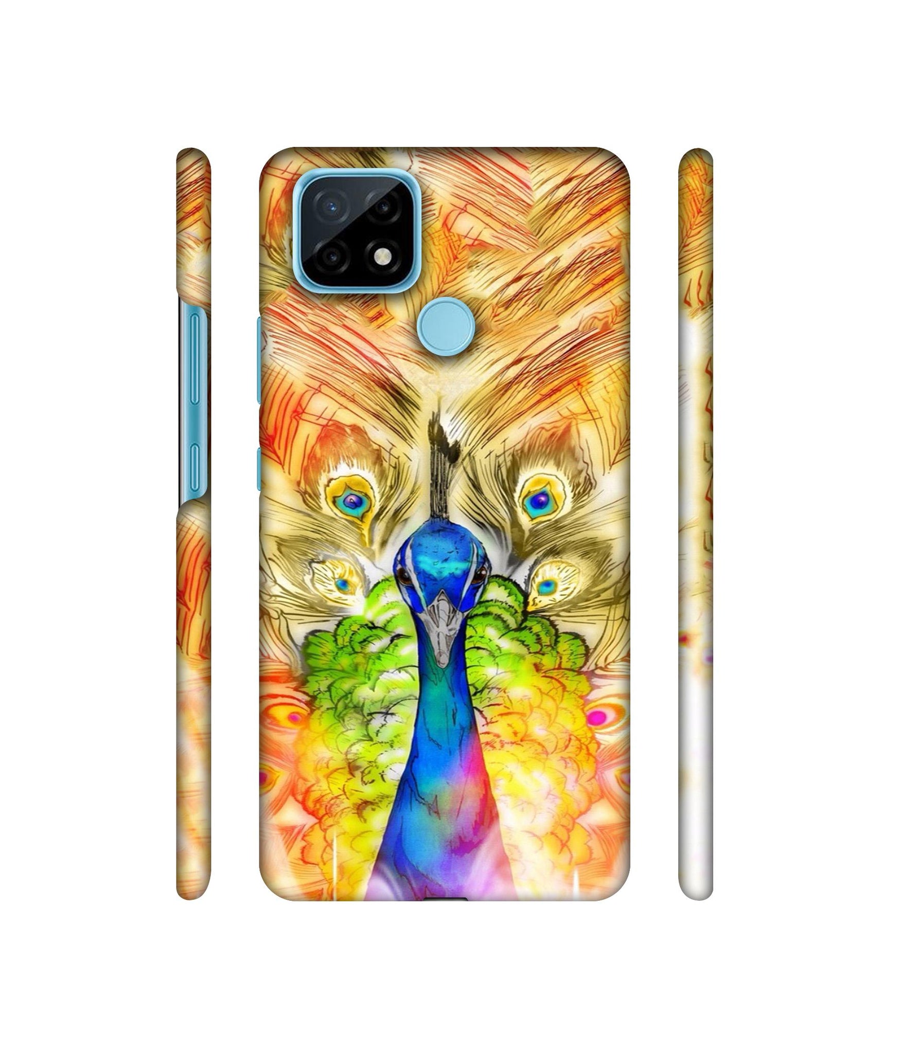 Colorful Joy Pattern Designer Hard Back Cover for Realme C21