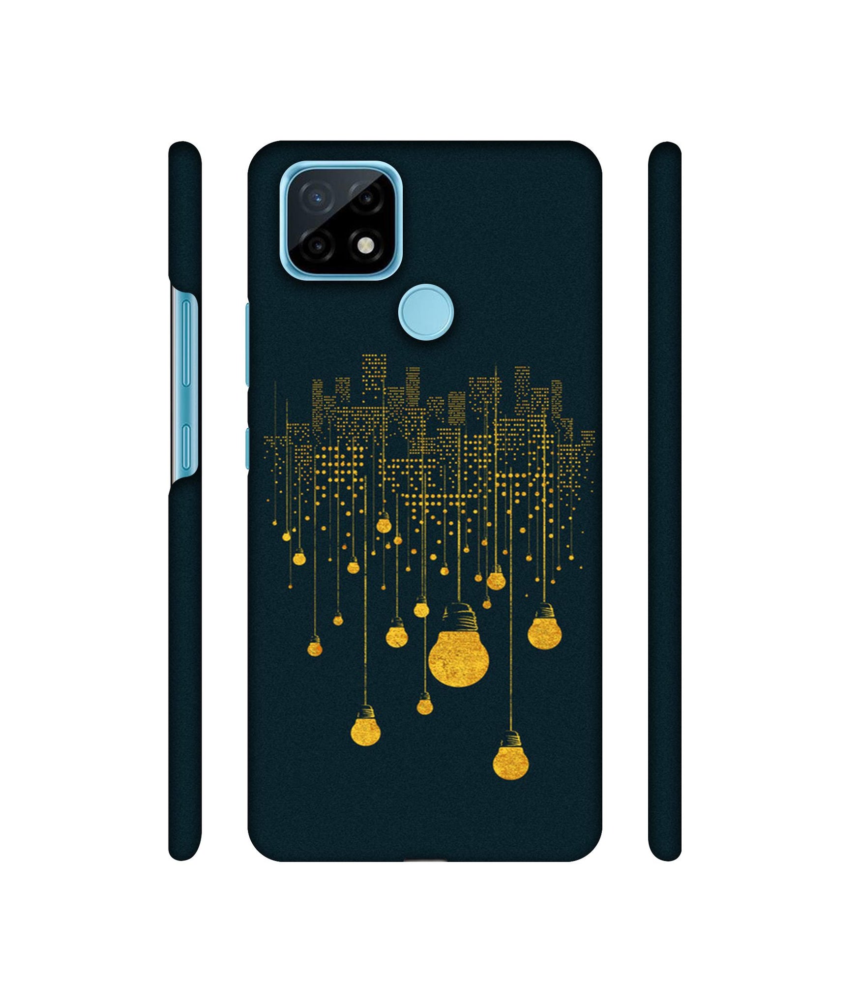 City Light Pattern Designer Hard Back Cover for Realme C21