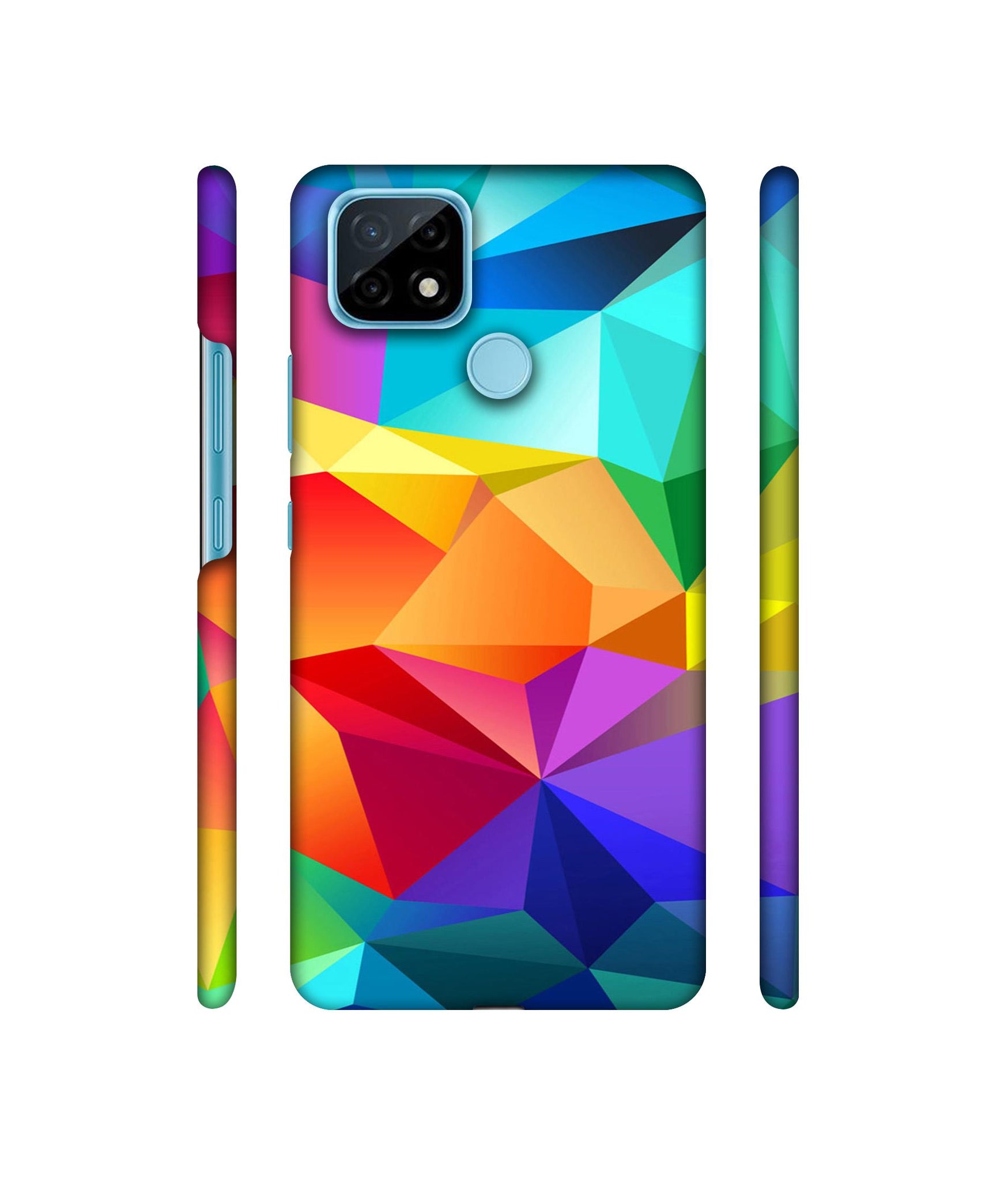 Colorful Pattern Designer Hard Back Cover for Realme C21