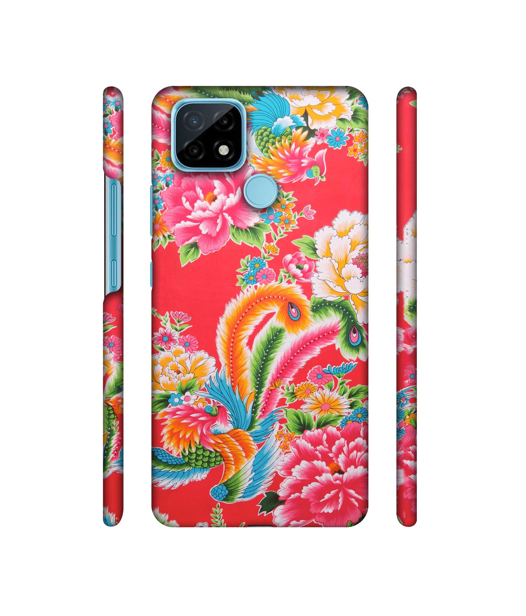 Cute Floral Pattern Print Designer Hard Back Cover for Realme C21