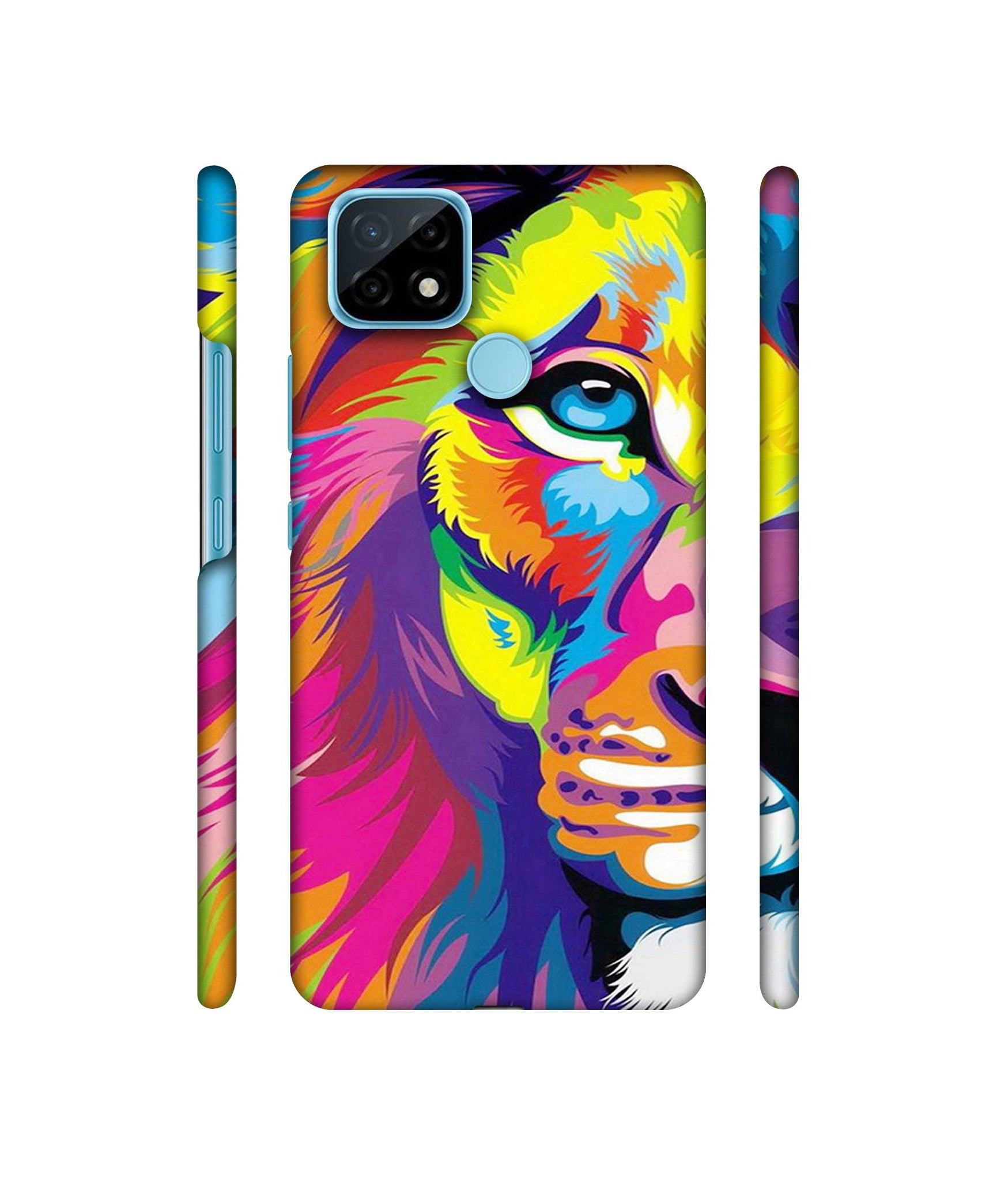 Lion Designer Hard Back Cover for Realme C21