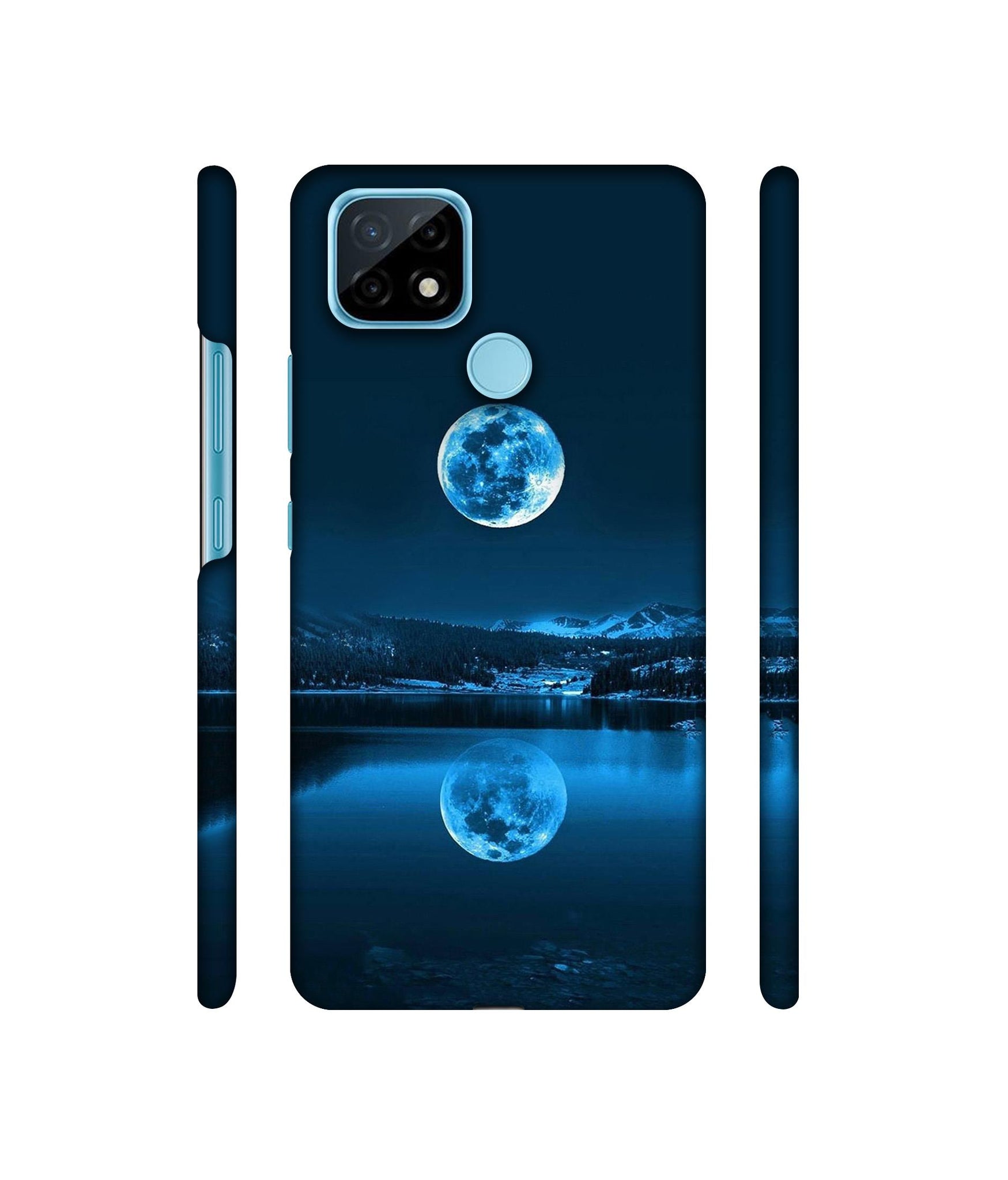 Moon Pattern Print Designer Hard Back Cover for Realme C21