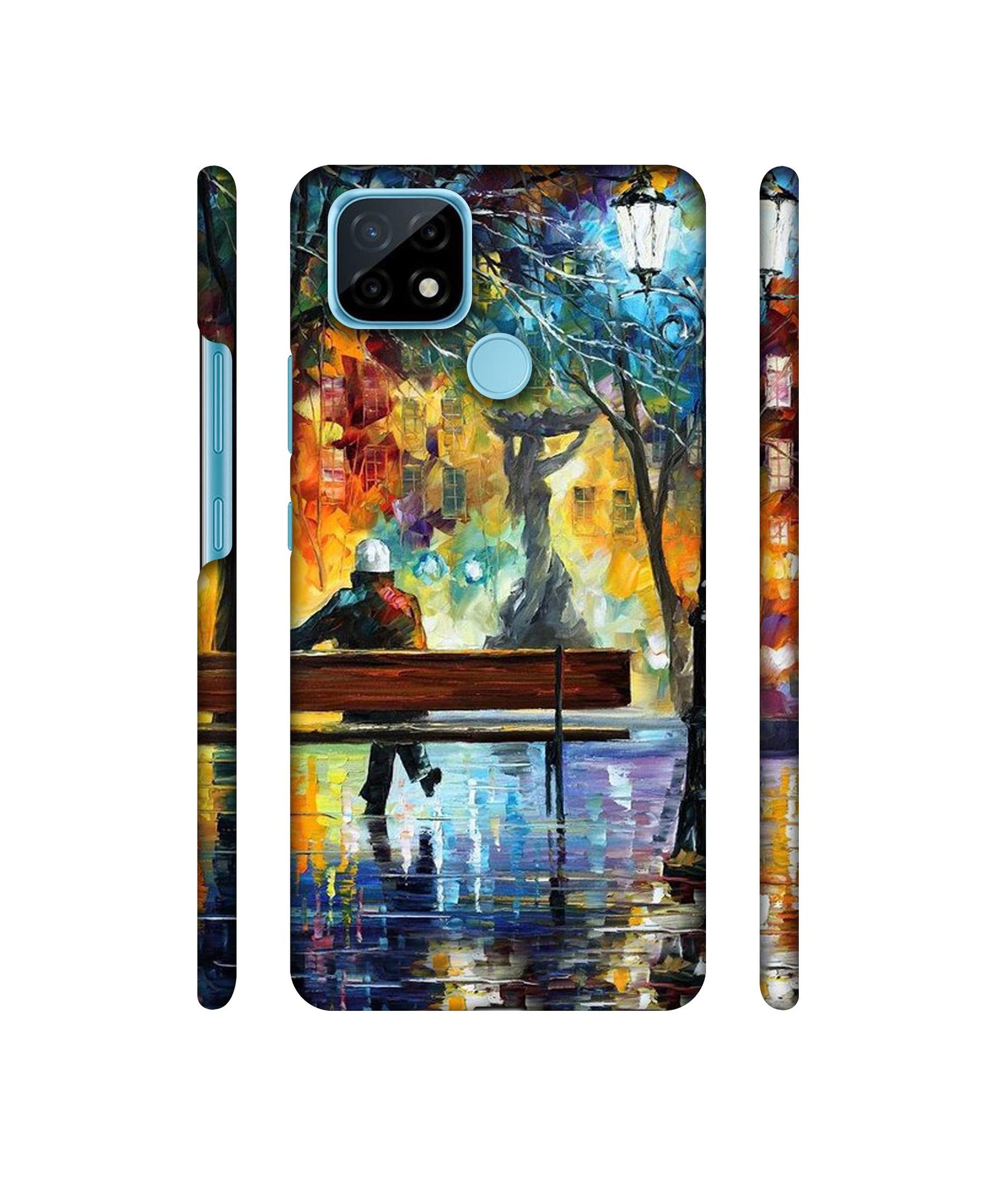 Man Resting Designer Hard Back Cover for Realme C21