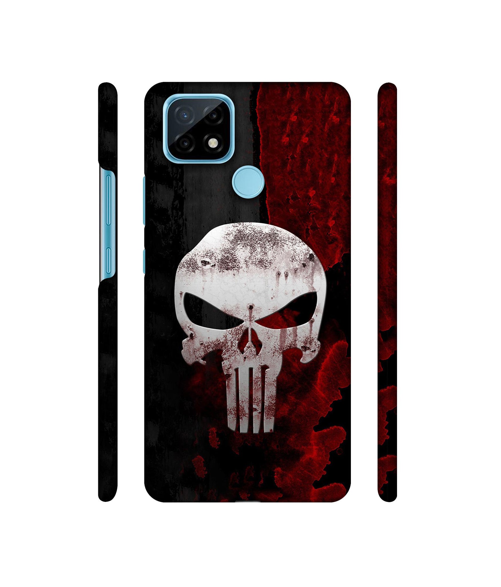 Punisher Skull Designer Hard Back Cover for Realme C21