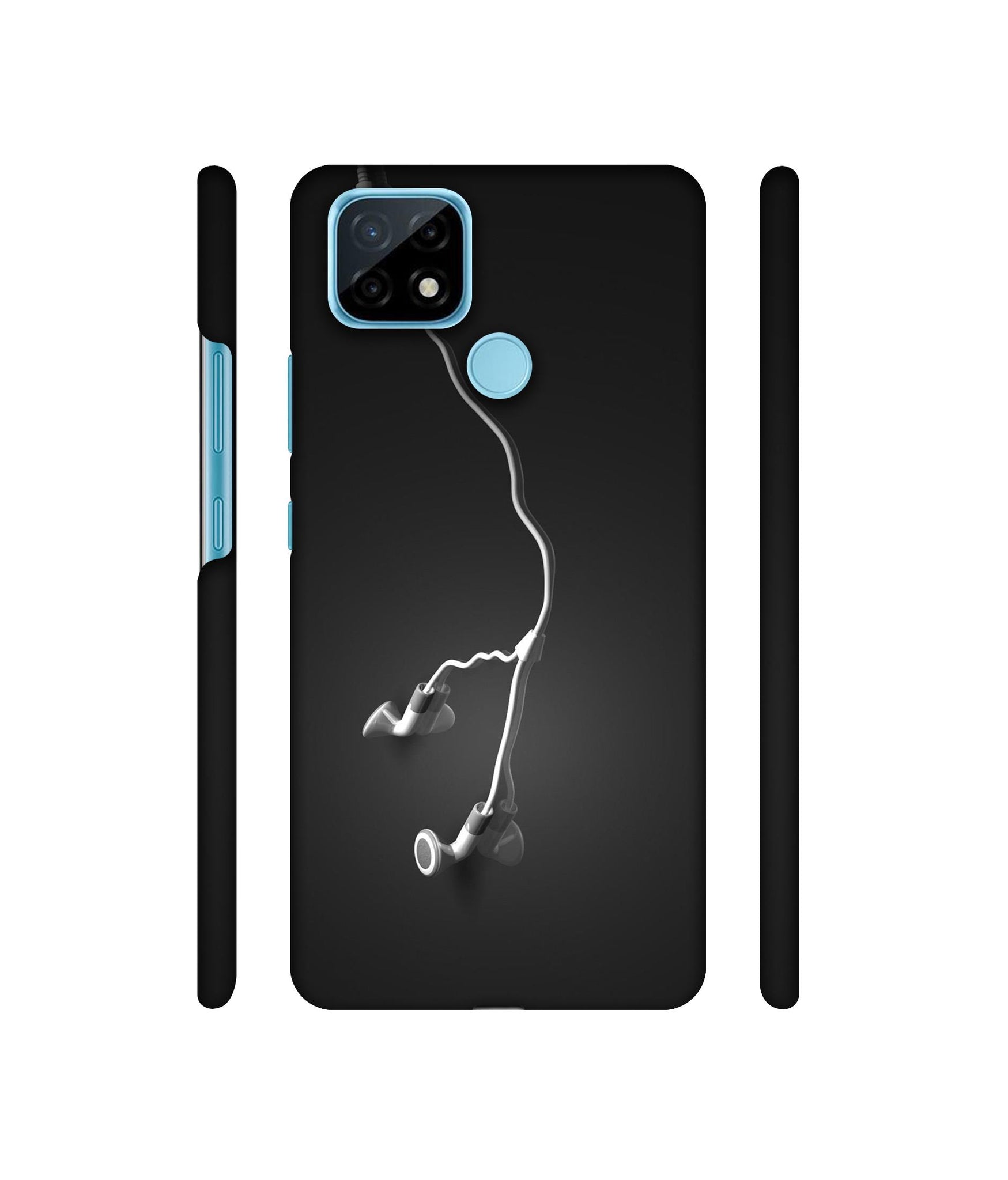 Headphone Designer Hard Back Cover for Realme C21