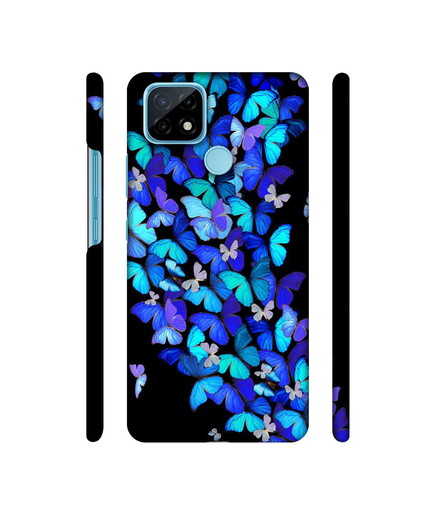 Butterfly Pattern Designer Hard Back Cover for Realme C21