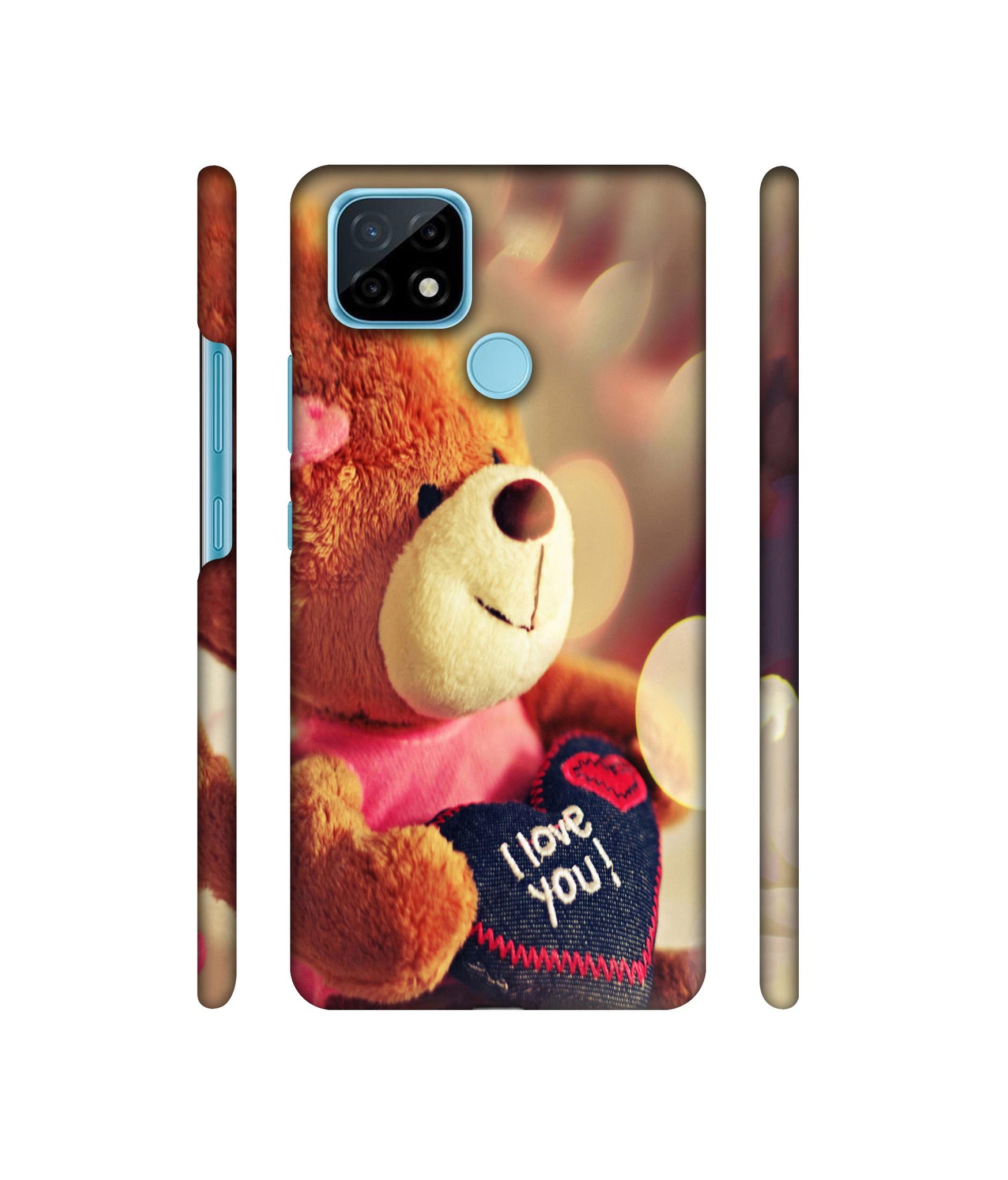 Teddy Bear Designer Hard Back Cover for Realme C21