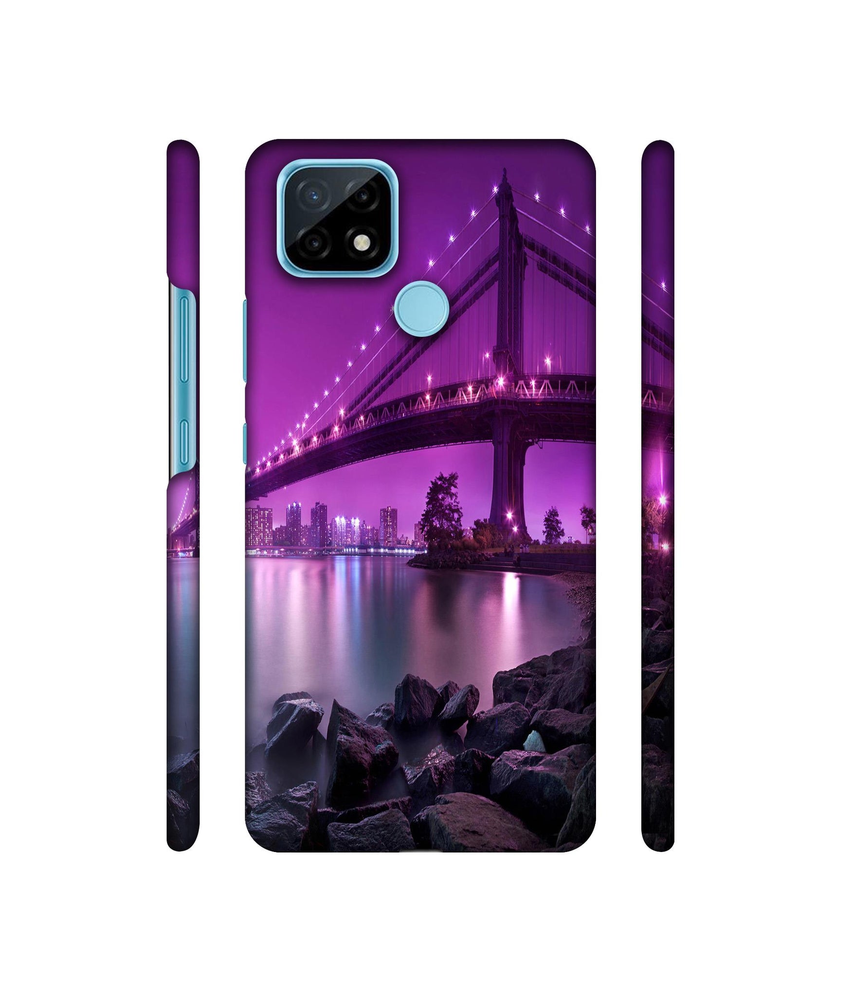 Manhattan Bridge Designer Hard Back Cover for Realme C21