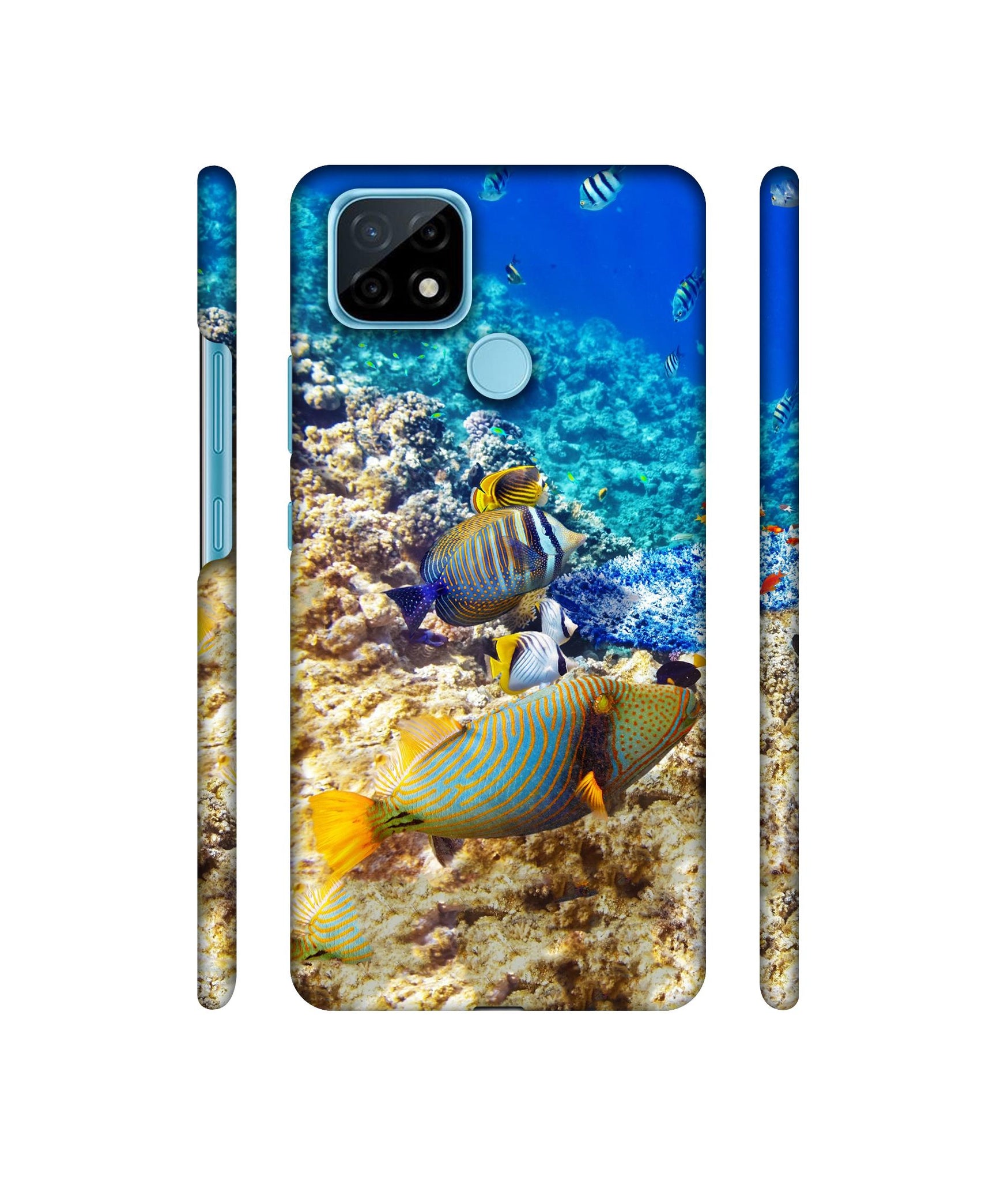 Underwater World Designer Hard Back Cover for Realme C21