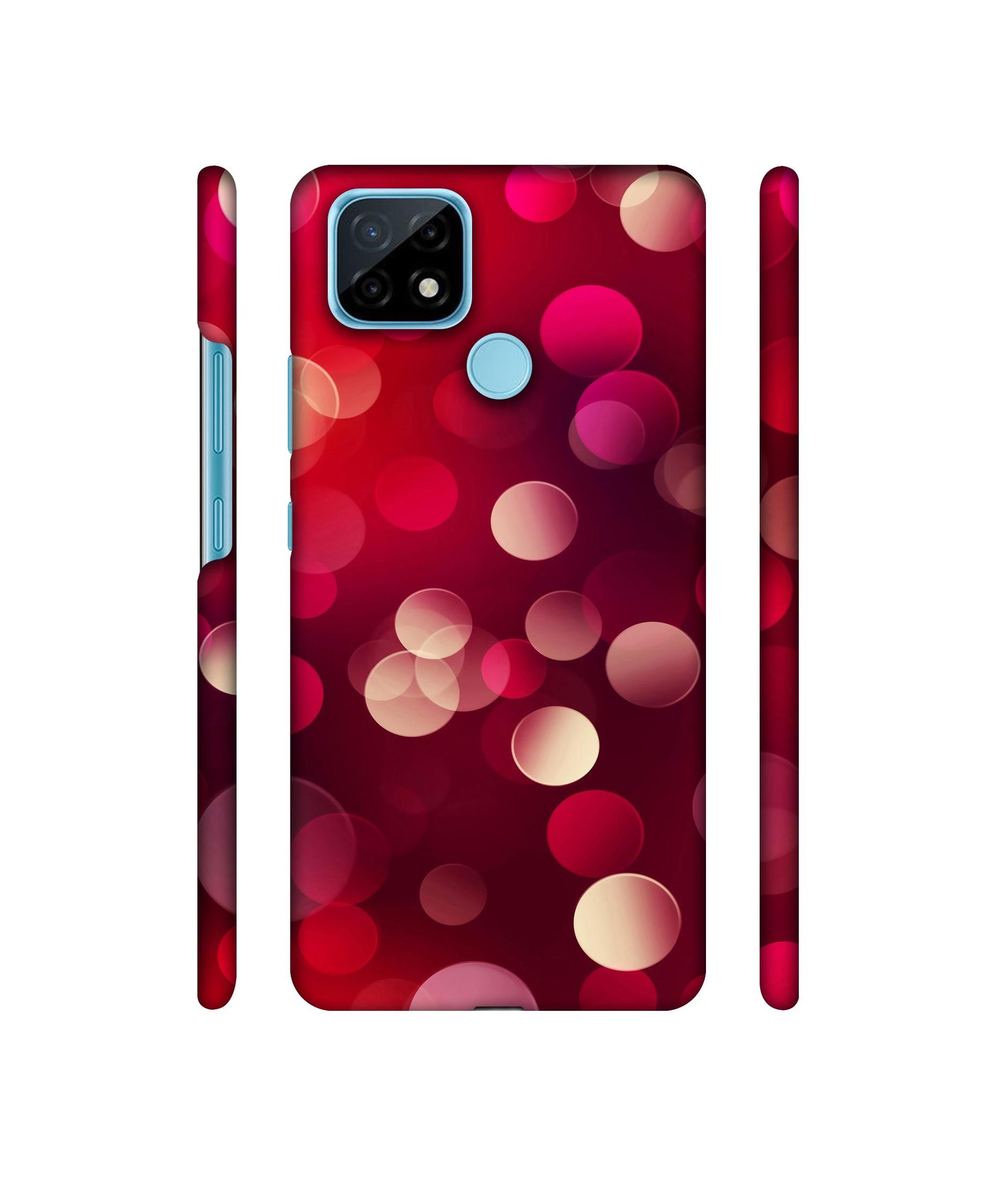 3D Circles Designer Hard Back Cover for Realme C21