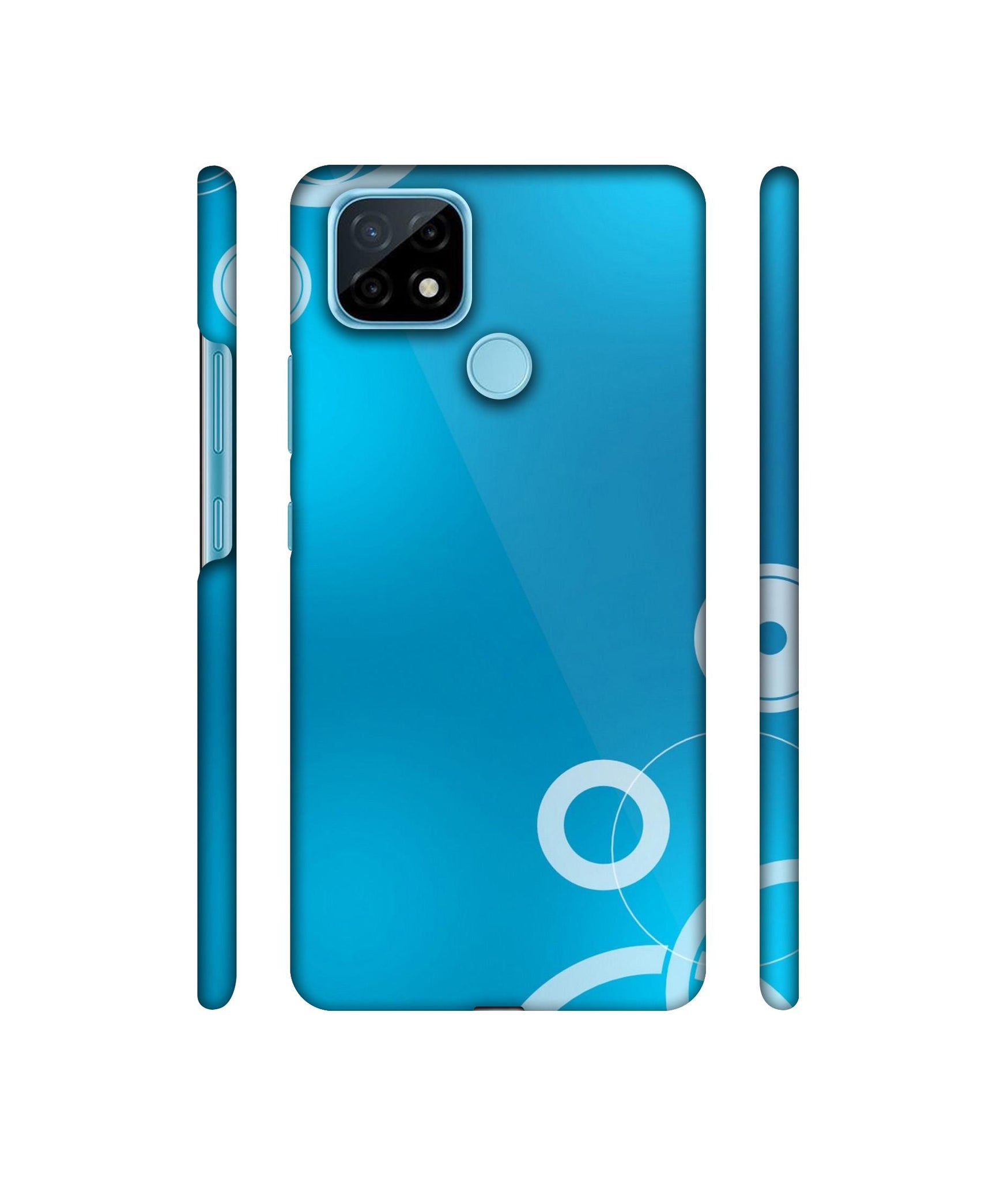 Circle Background Designer Hard Back Cover for Realme C21