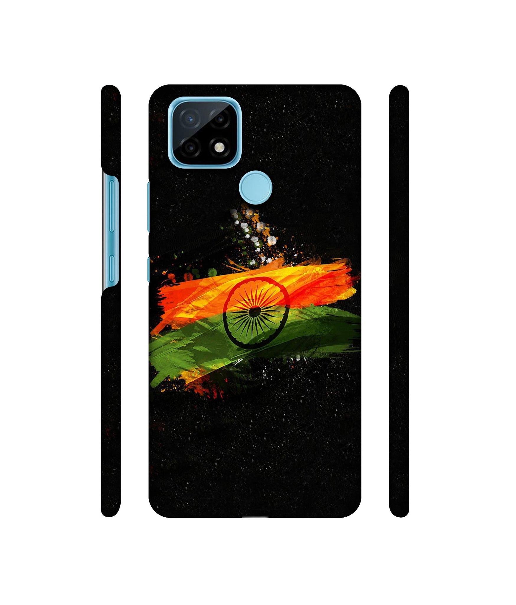 Indian Flag Designer Hard Back Cover for Realme C21