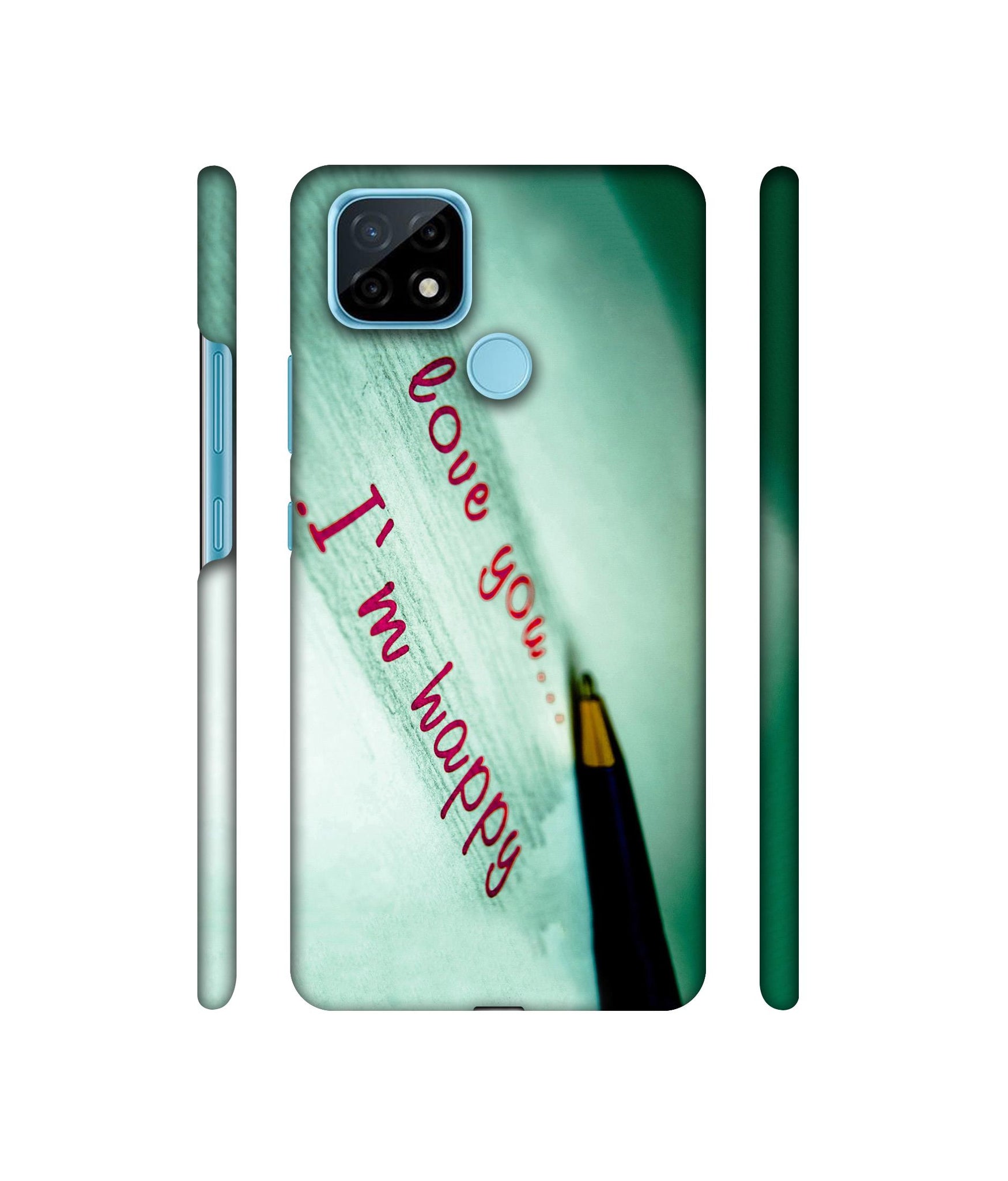 Love Quote Designer Hard Back Cover for Realme C21