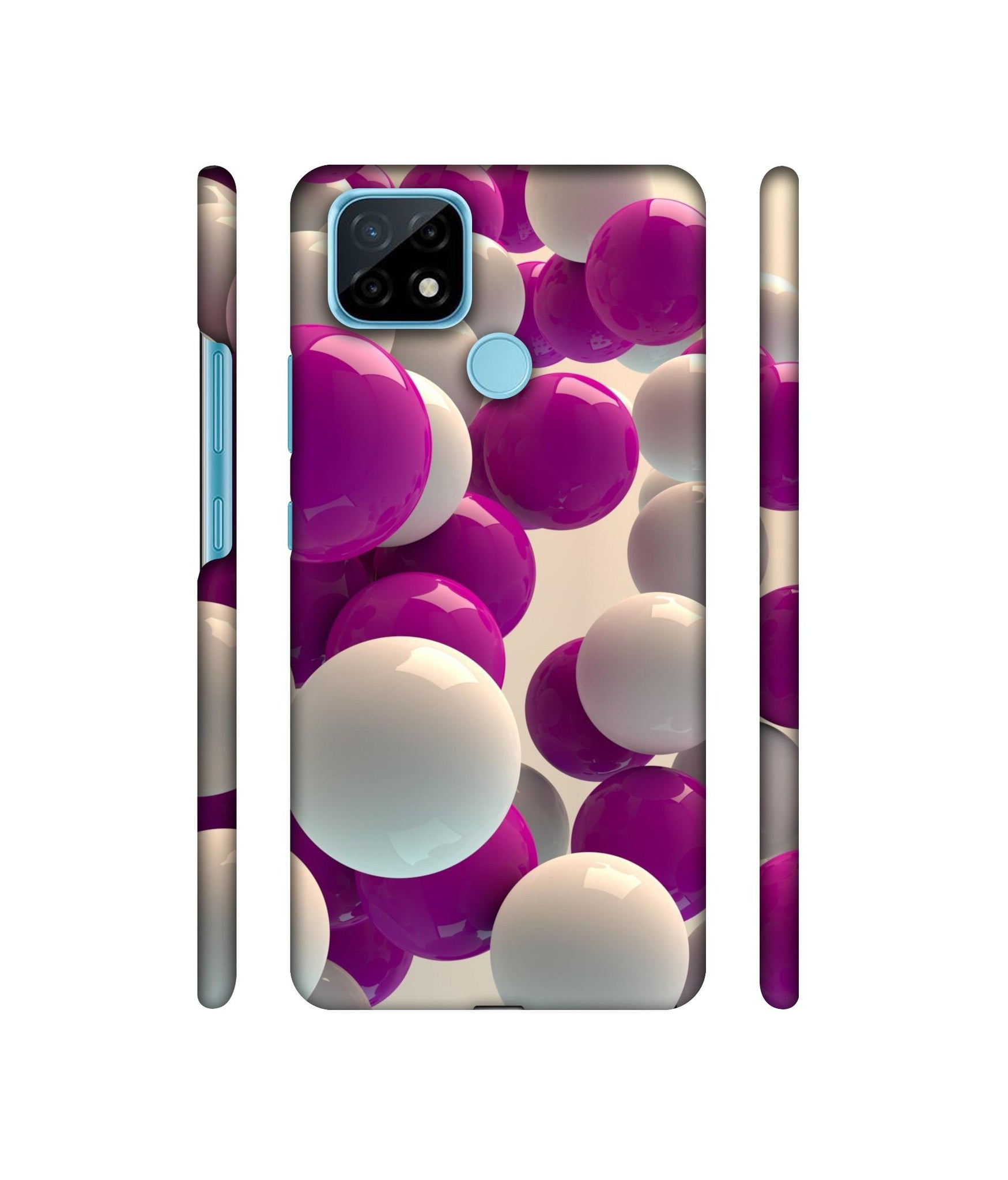 3D Balloons Designer Hard Back Cover for Realme C21