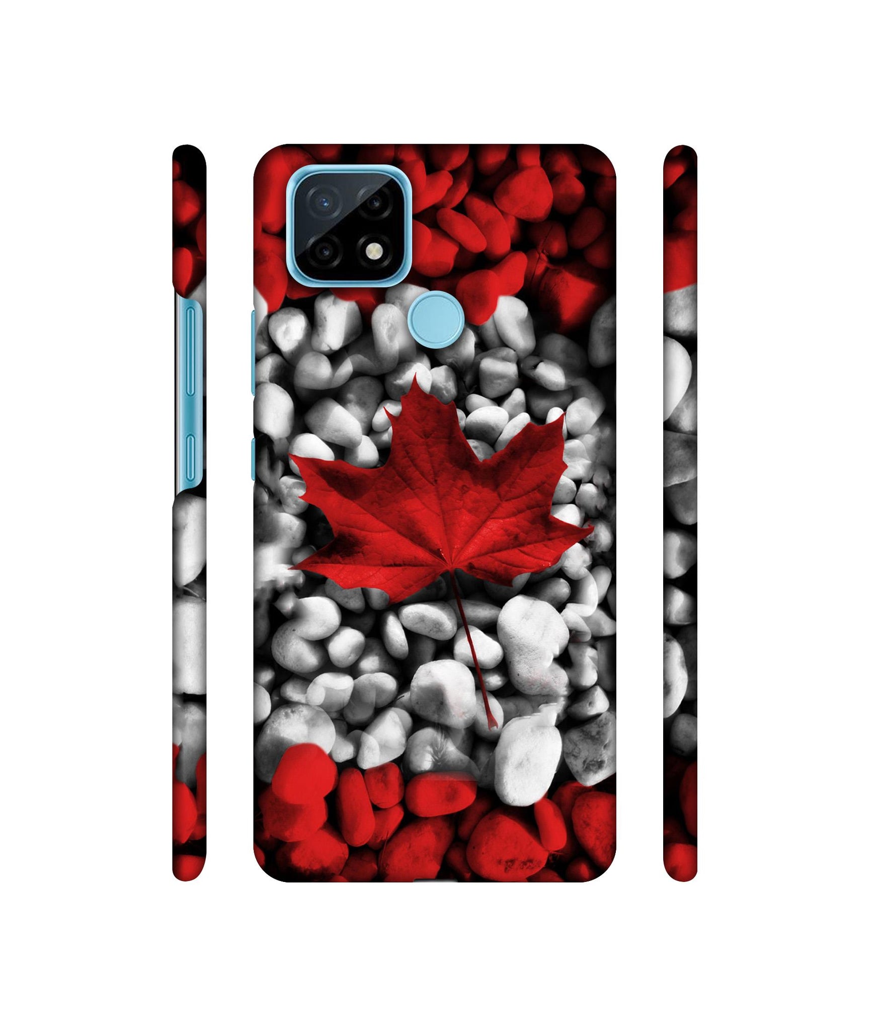 Canada Leaves Flag Designer Hard Back Cover for Realme C21