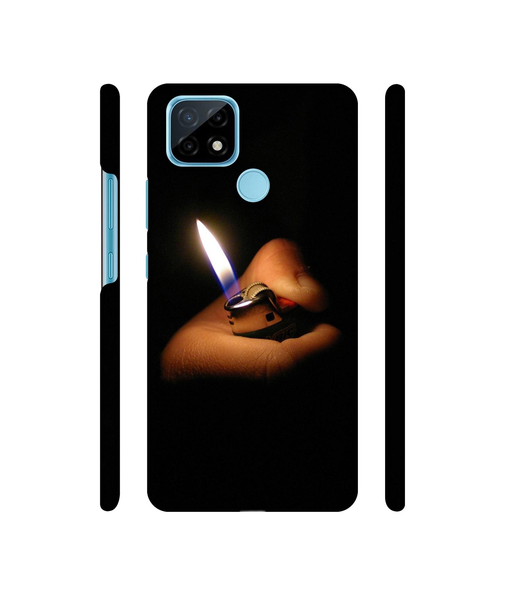 Lighter Flames Designer Hard Back Cover for Realme C21