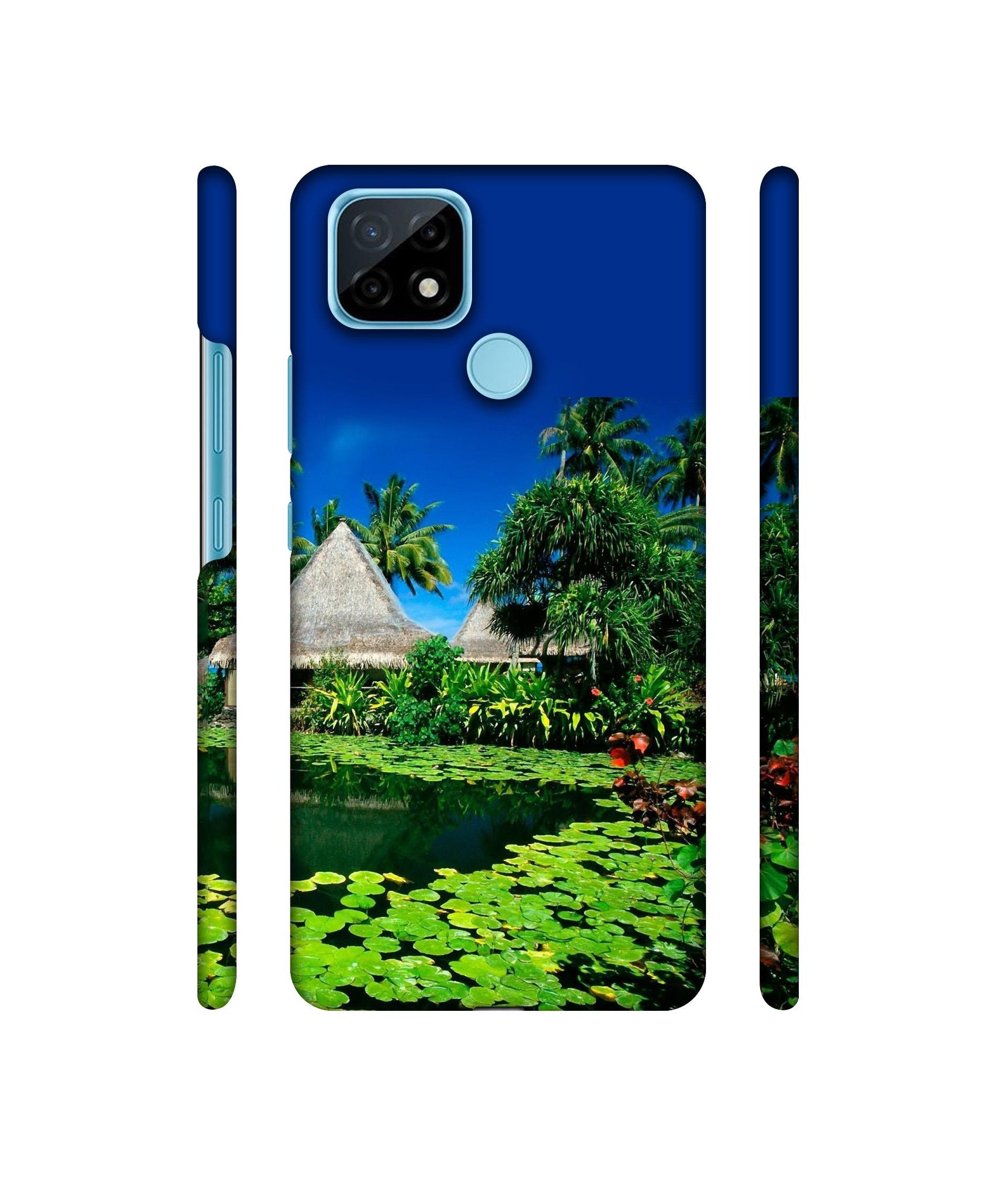 Tropics Water Designer Hard Back Cover for Realme C21