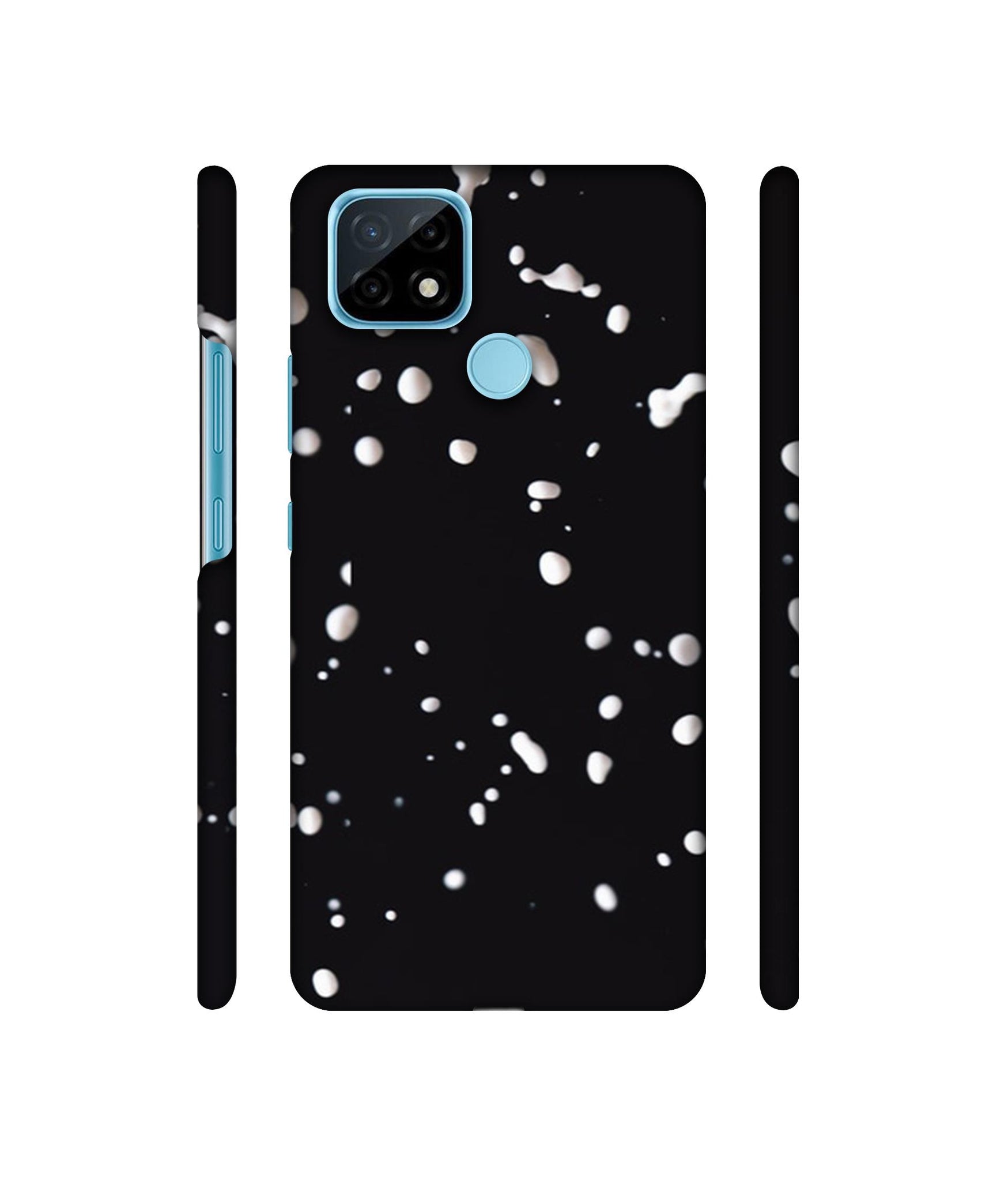 Milk Splash Designer Hard Back Cover for Realme C21