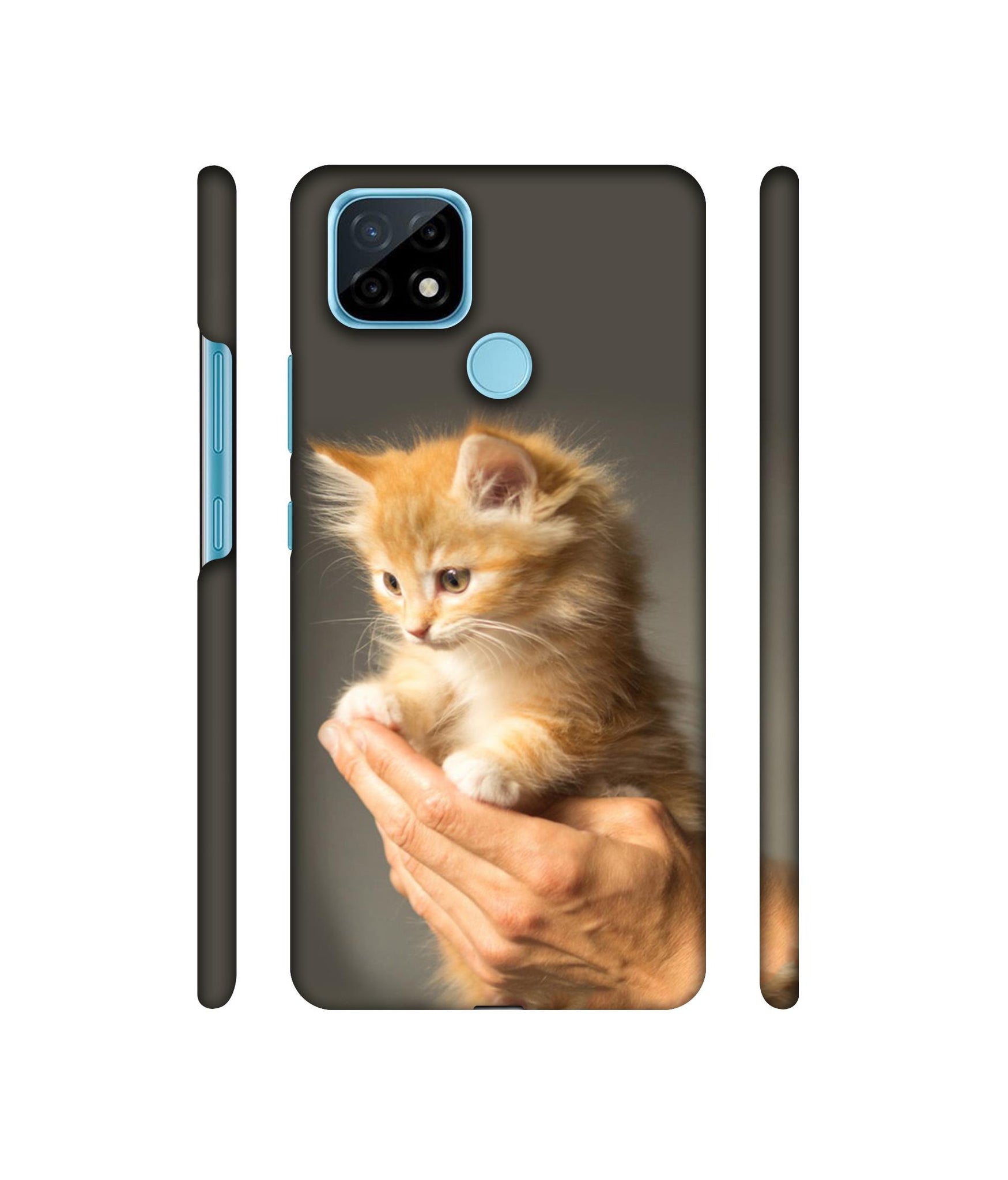 Cute Kitten Designer Hard Back Cover for Realme C21