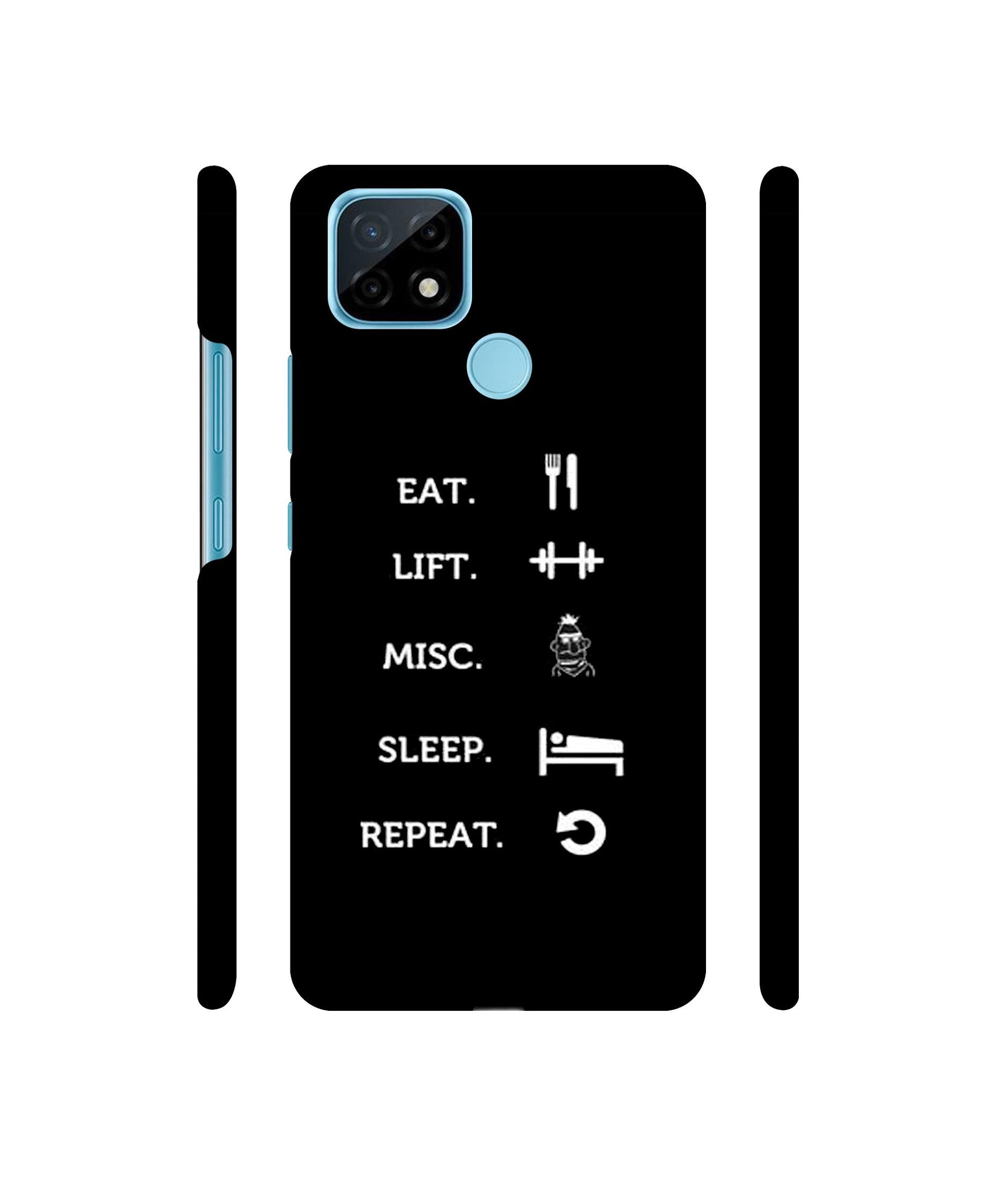 Life Tool Quote Designer Hard Back Cover for Realme C21