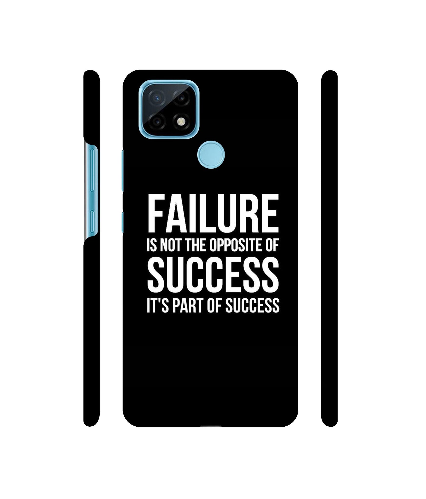 Motivational Quote Designer Hard Back Cover for Realme C21