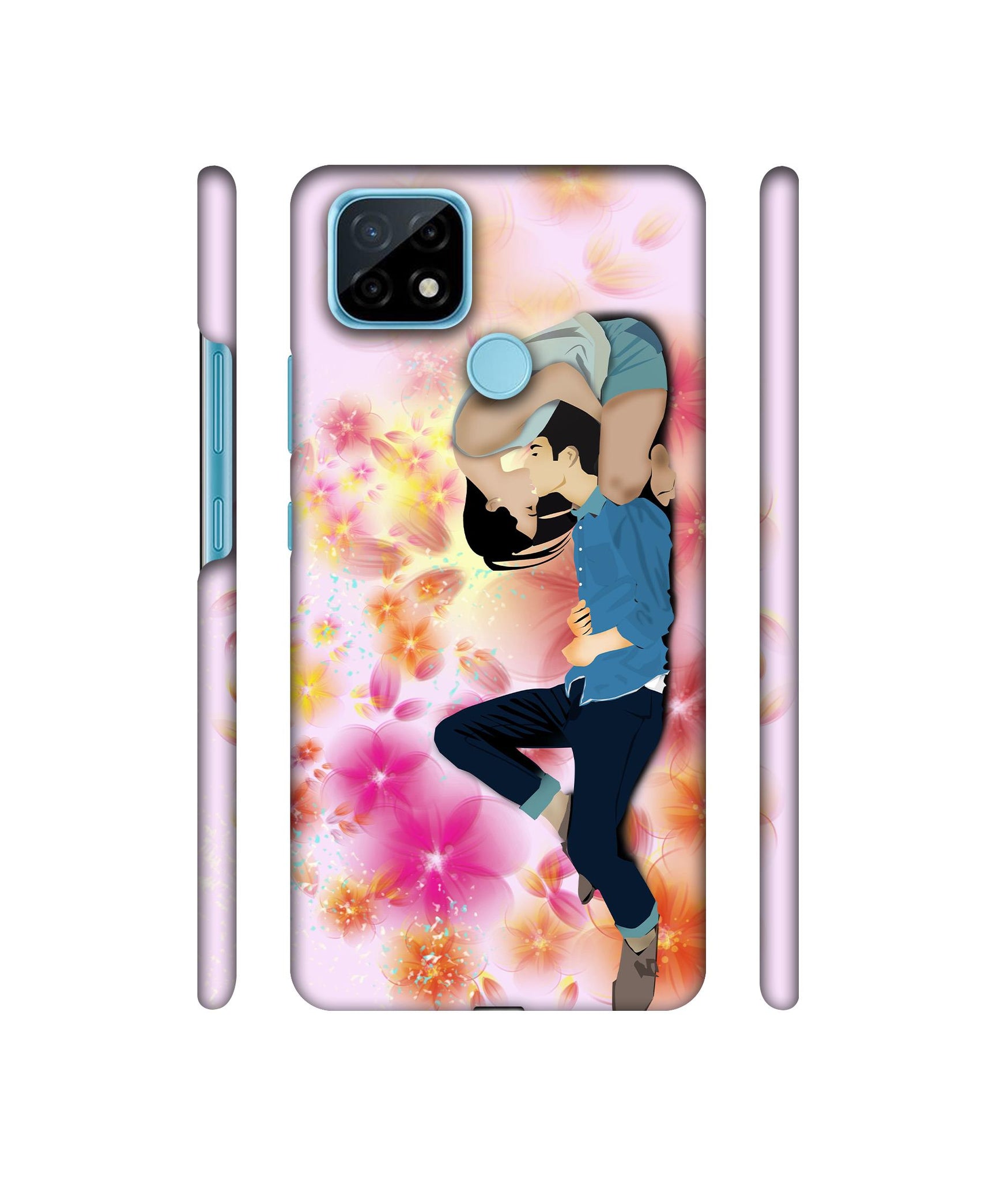 Couple Love Designer Hard Back Cover for Realme C21