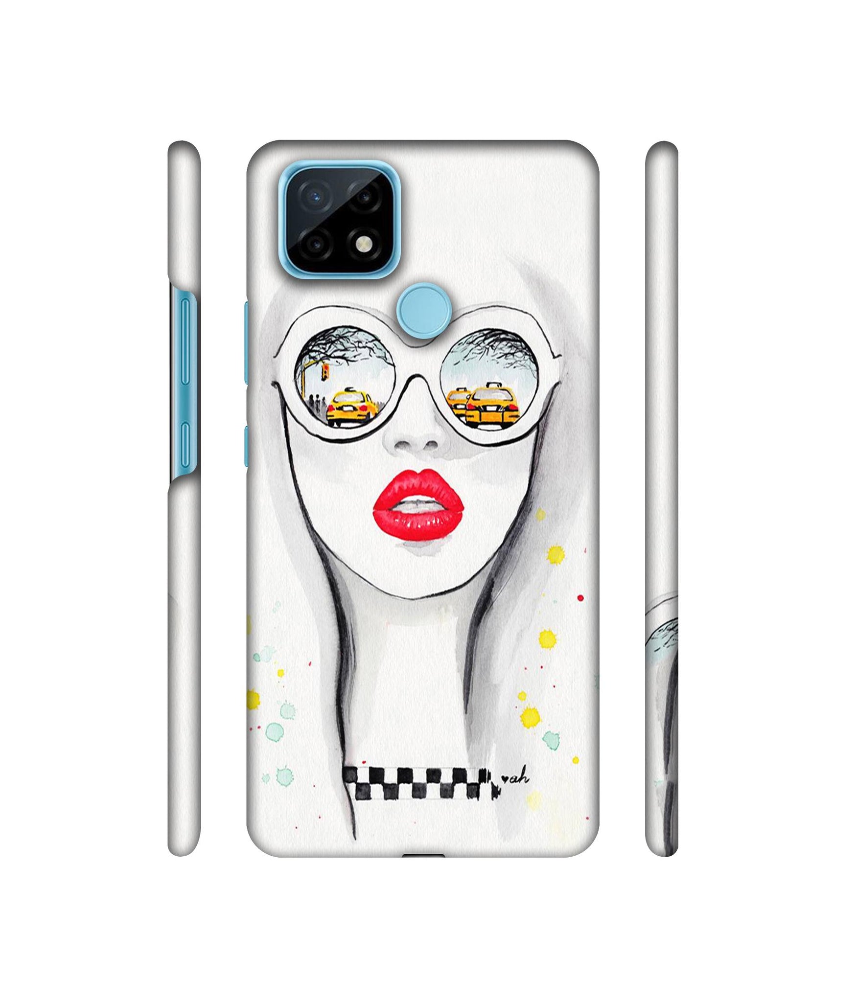 Girl Designer Hard Back Cover for Realme C21